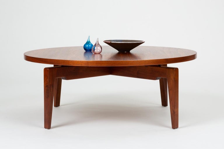 Rotating “Lazy Susan” Coffee Table by Jens Risom at 1stDibs