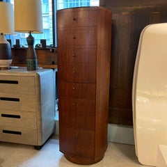 Rotating Mahogany Gentleman's Chest by Drexel Heritage