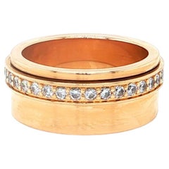 Bague tournante de Piaget 35 diamants taille brillant, totalisant environ 0,50