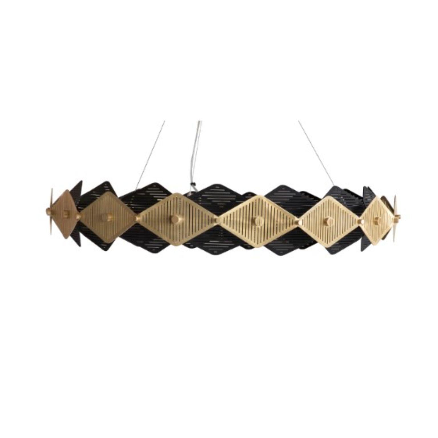 Modern Rote Pendant Light Large by Bert Frank