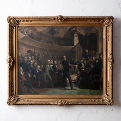 Rothermel "Il Senato degli Stati Uniti, A.D. 1850" Incisione del compromesso di Henry Clay