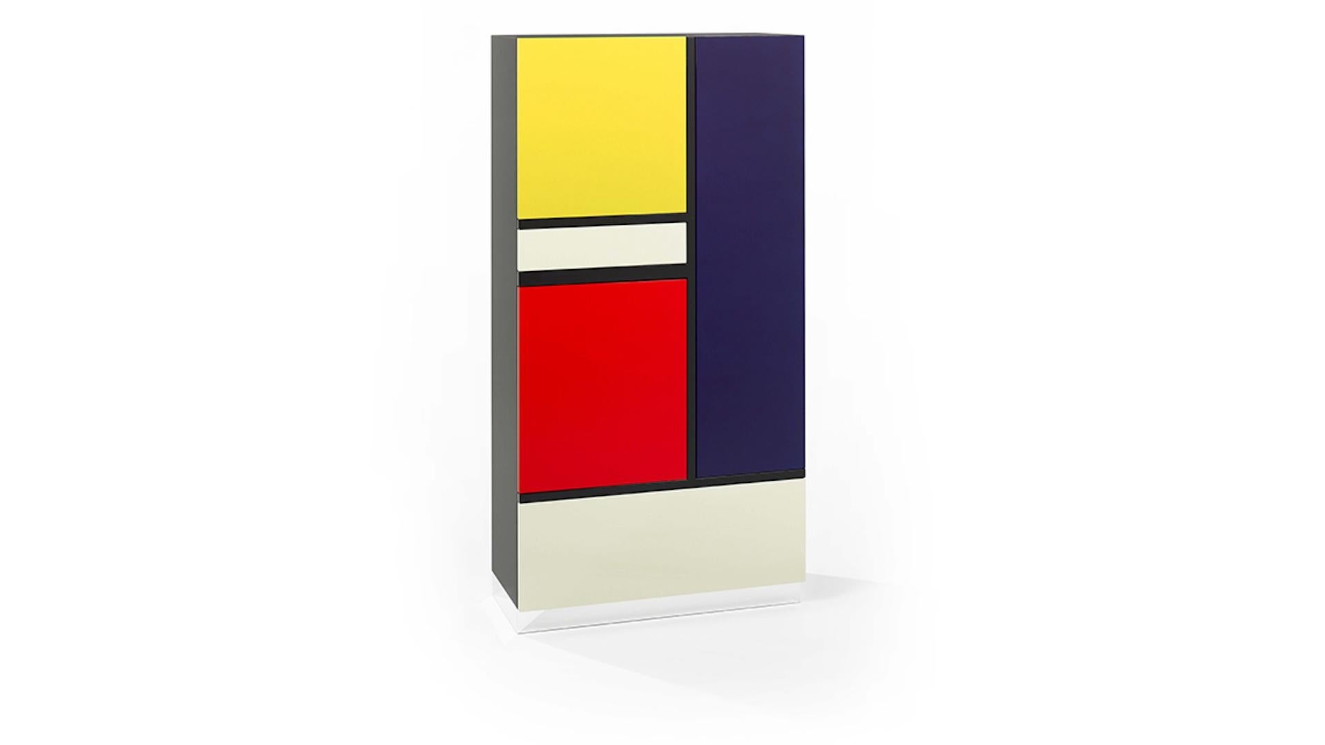 XXI secolo e contemporaneo Röthlisberger Kollektion Cabinet Mondrian di Koni Ochsner in vendita