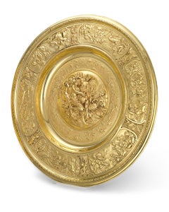 Rothschild "Poetry" Silver Gilt Salver by Elkington & Co.