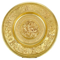Rothschild "Poetry" Silver Gilt Salver by Elkington & Co.