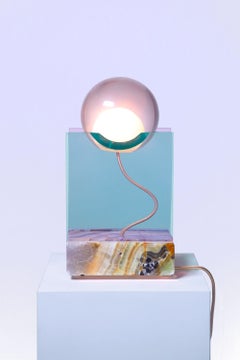 Rotonda Lamp in Onyx and Resin
