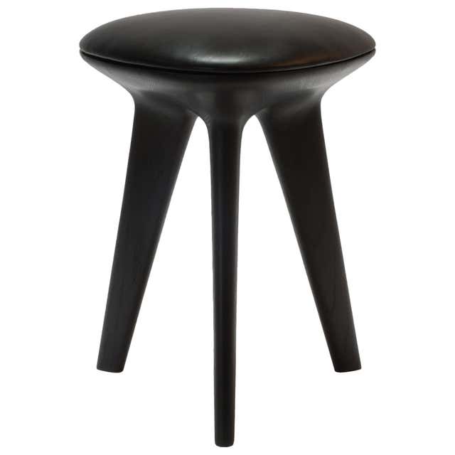 Alpha Stool, Solid Walnut Contemporary Counter Stool by Made In Ratio ...