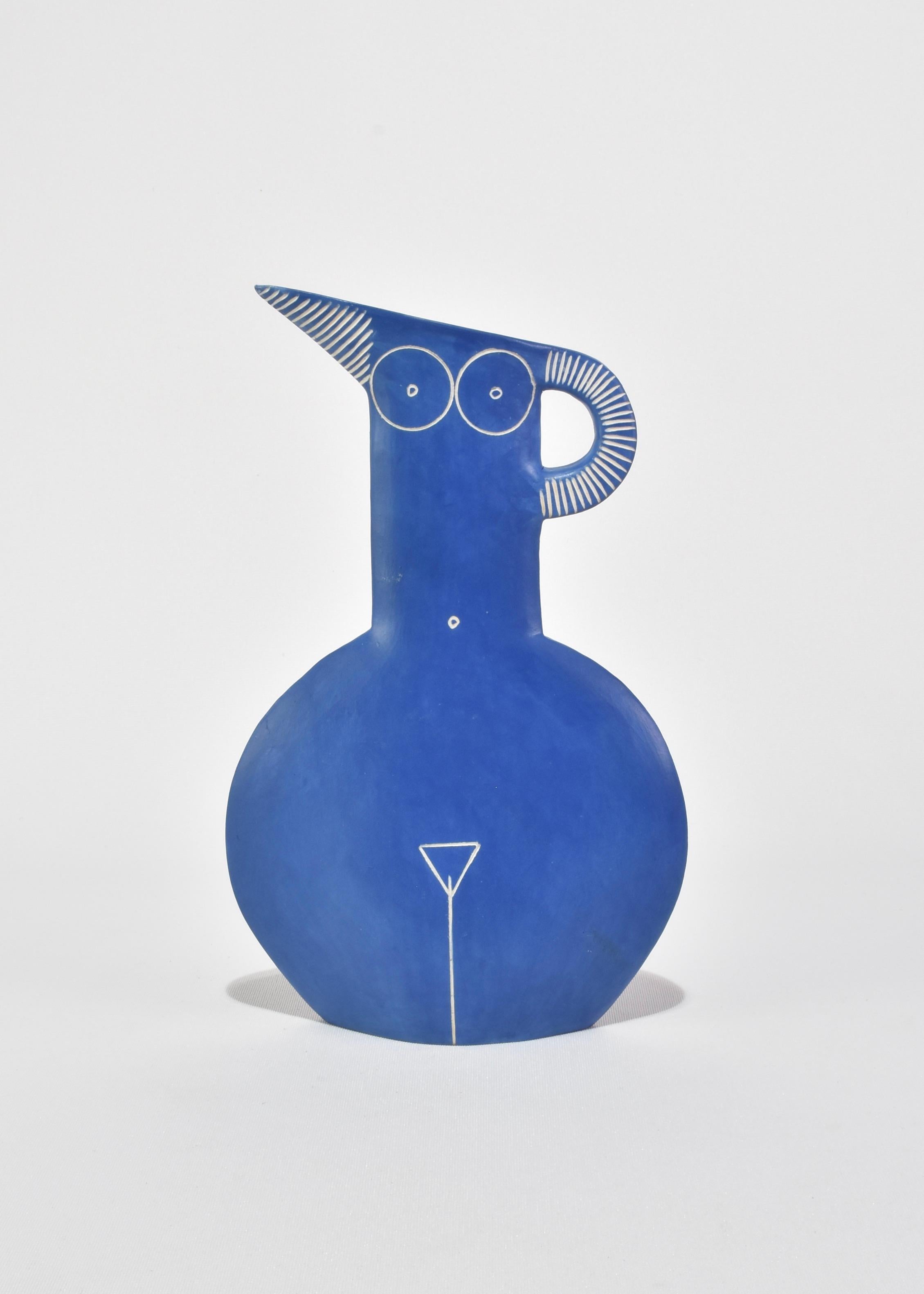 Modern Rotunda Nude Form in Blue For Sale