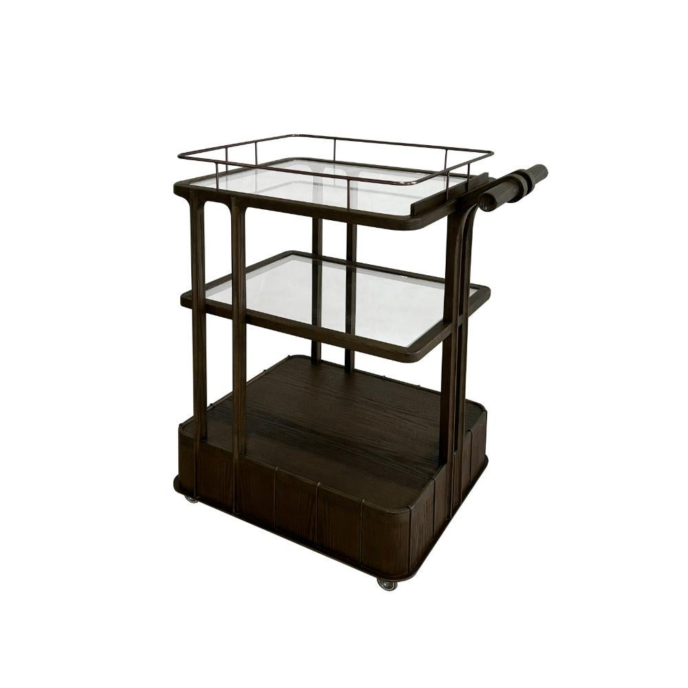 inspired by the grandeur of rotundas found in classical architecture, the rotunda trolley brings a sense of timeless elegance to your living space. with its graceful design and artisanal craftsmanship, this trolley combines beauty with functionality