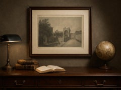 Rougemont Castle Exeter, Aquatint View, Jukes & Davey, 1794