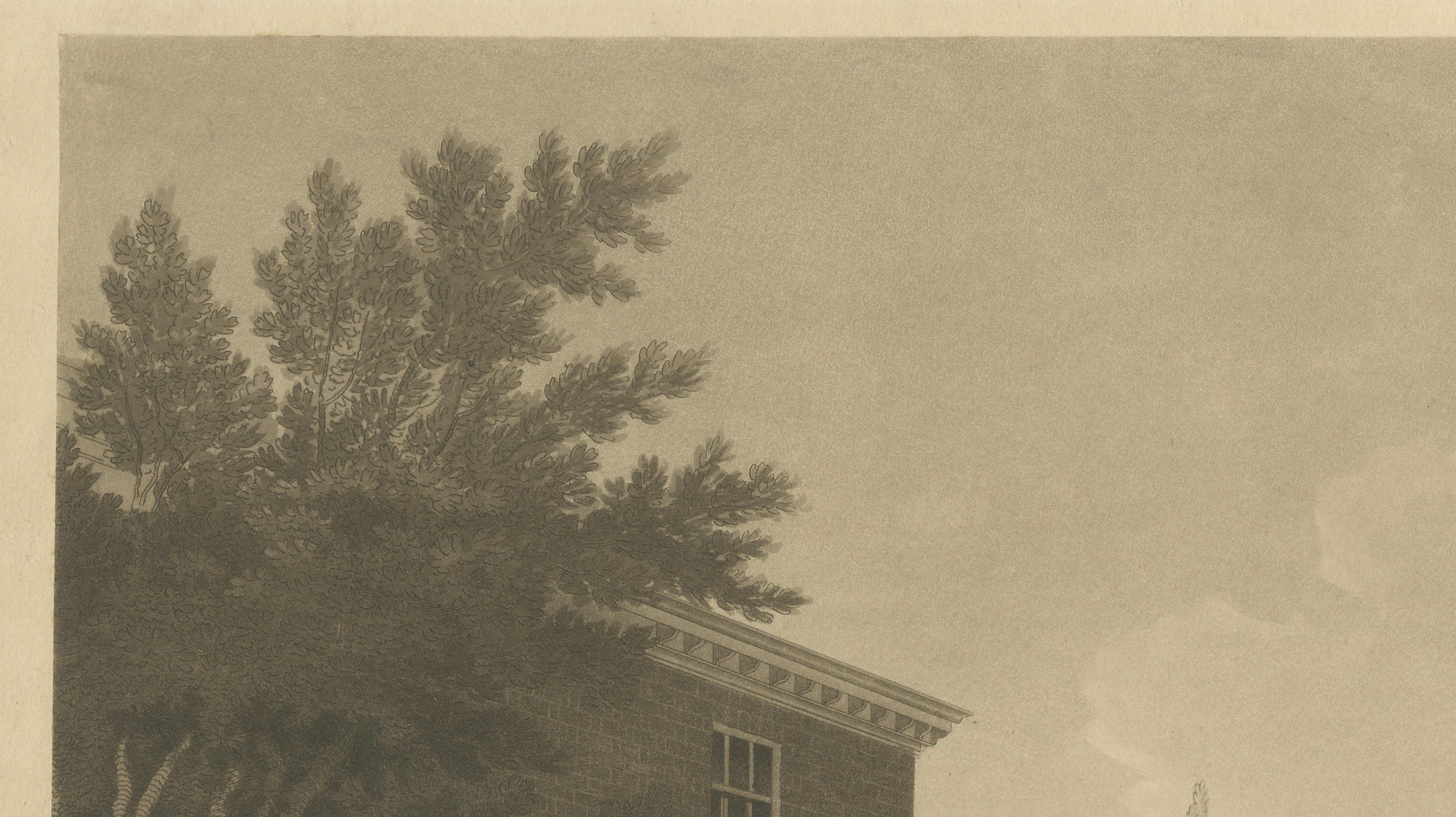 Rougemont Castle Exeter, Aquatint View, Jukes & Davey, 1794