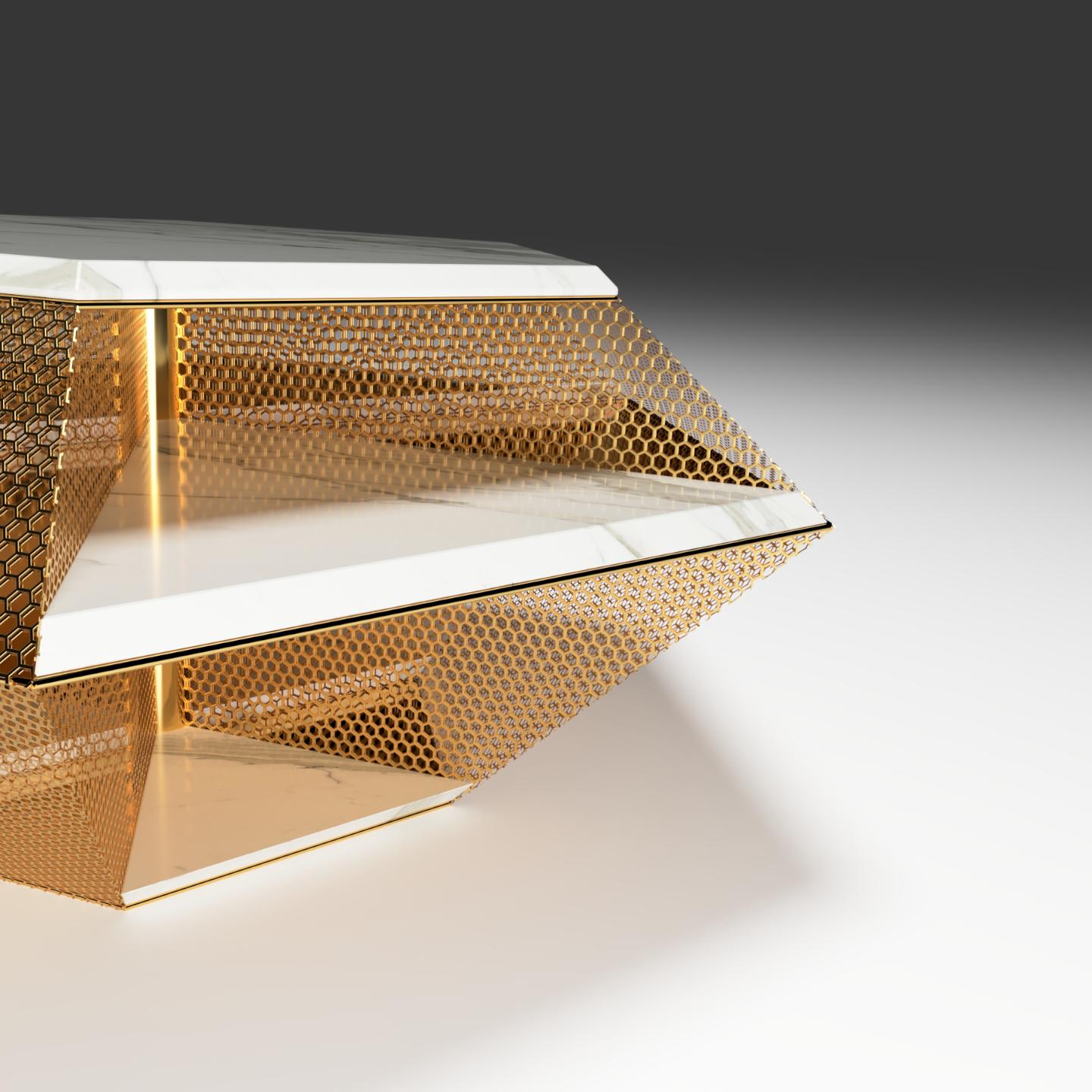 Table centrale en forme de diamant brut, 1 de 1 par Grzegorz Majka Neuf - En vente à Geneve, CH