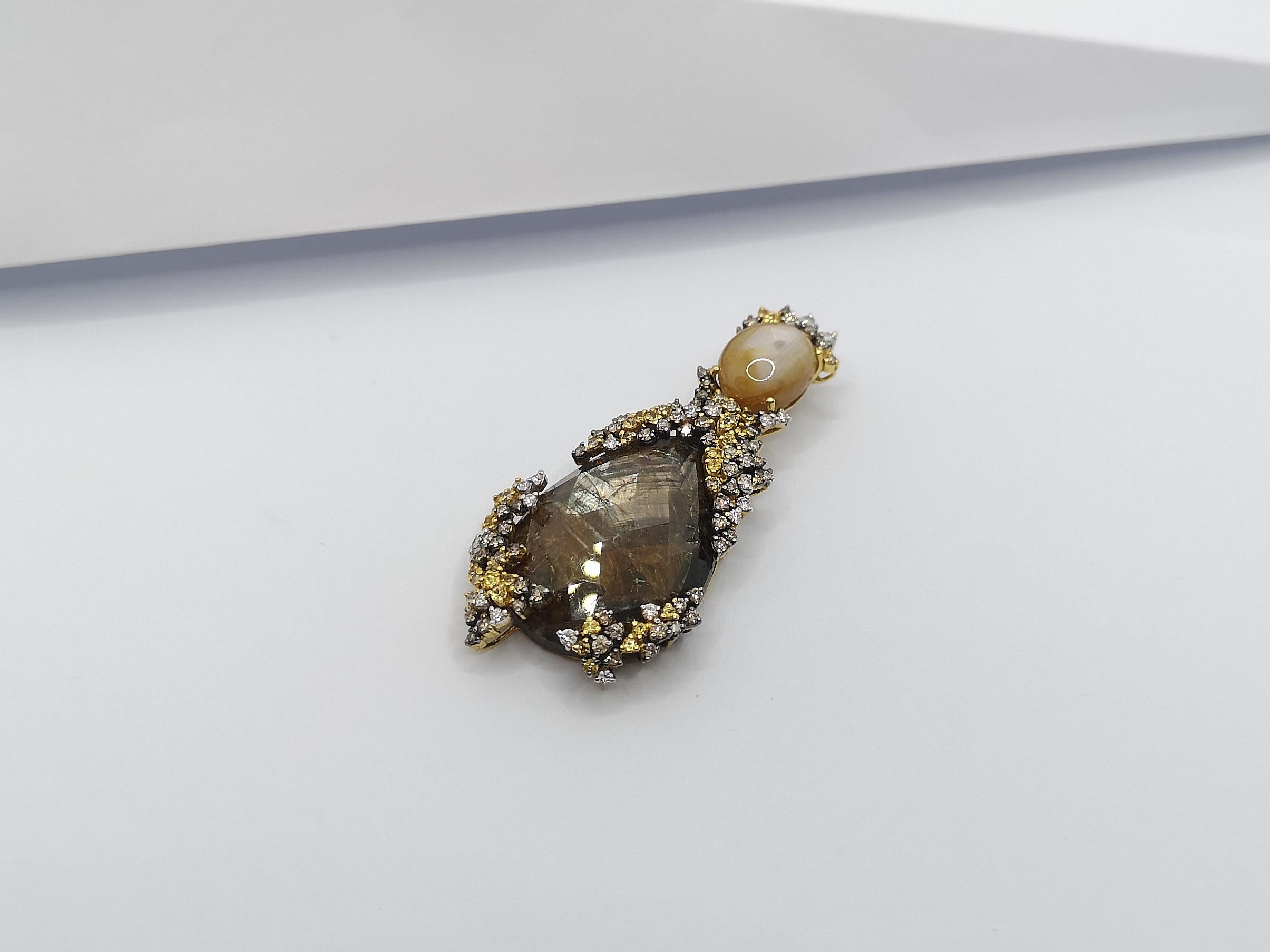rough yellow sapphire