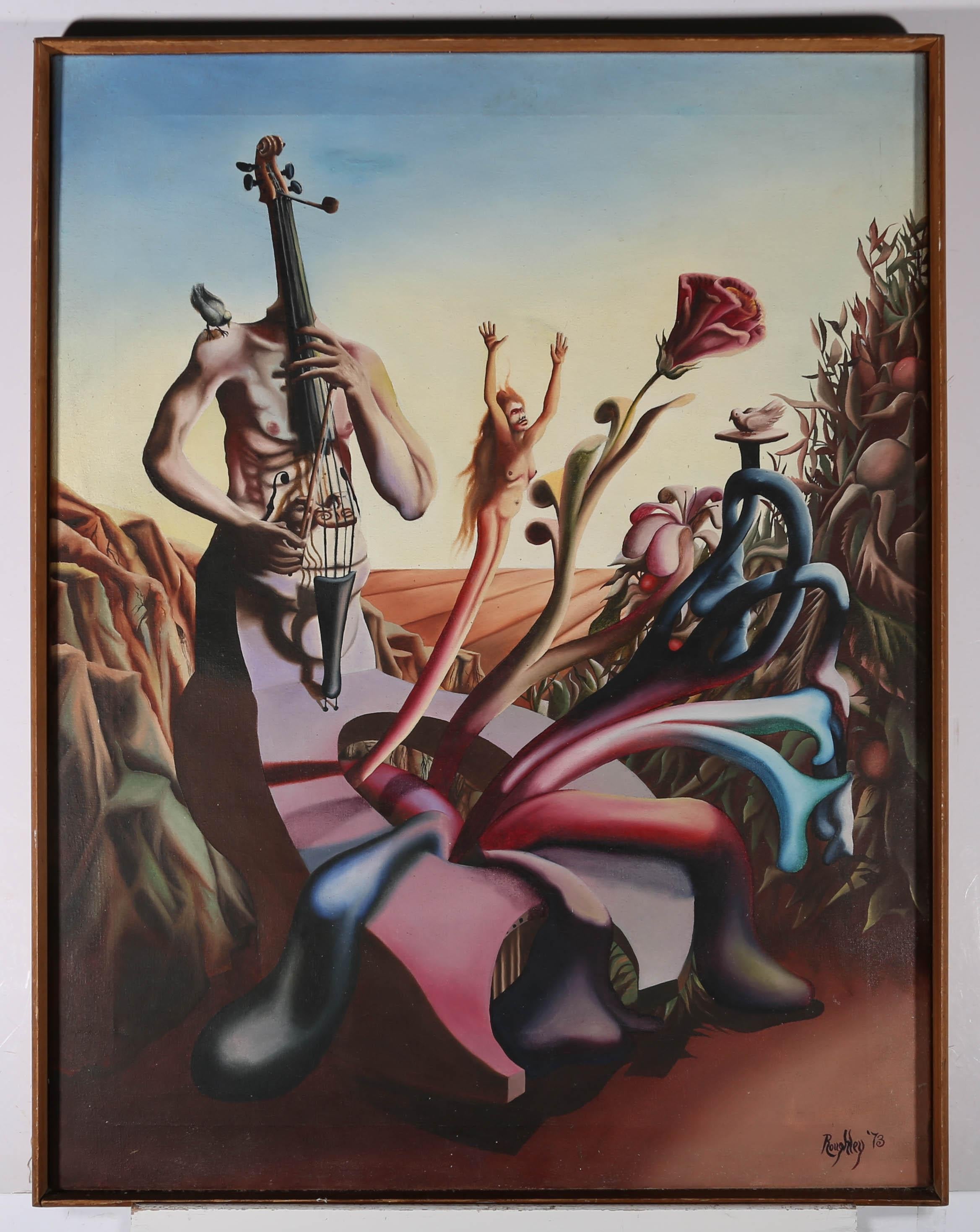 Roughley - Surrealist 1973 Oil, The Birth Of Music 2