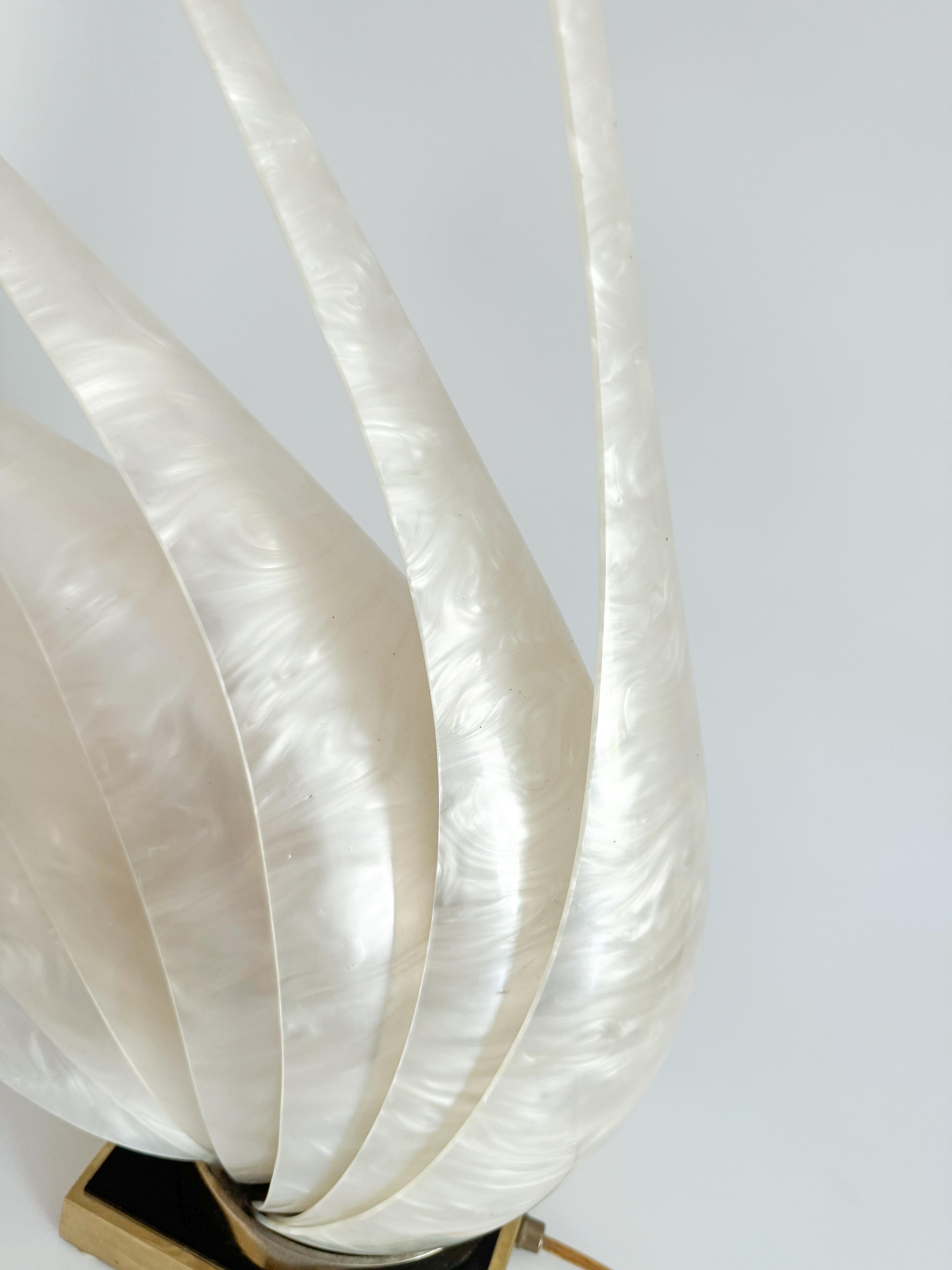 Mid-Century Modern Rougier ' Bird of Paradise' Table Lamp, Quebec Canada 1970s