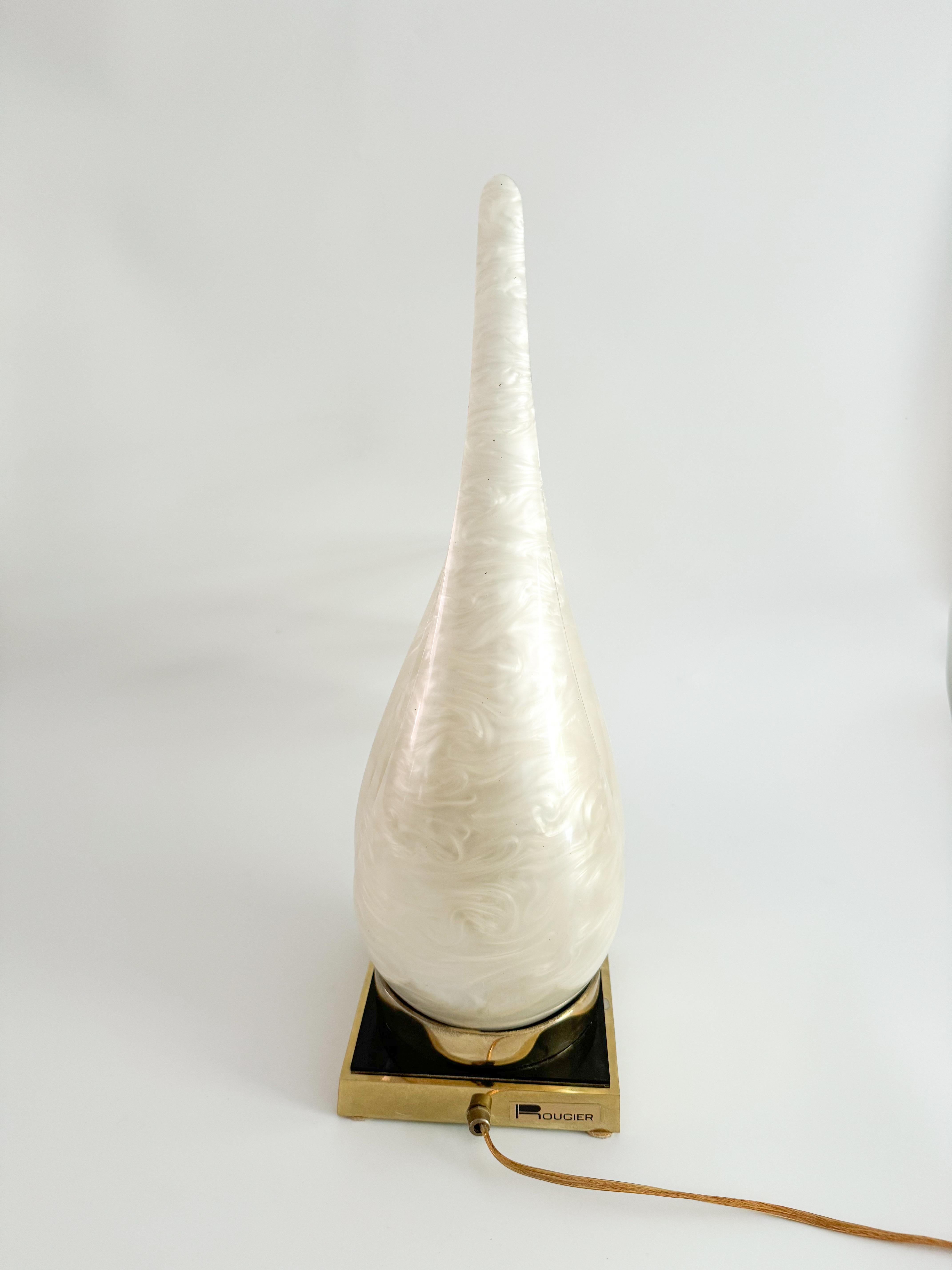 Canadian Rougier ' Bird of Paradise' Table Lamp, Quebec Canada 1970s