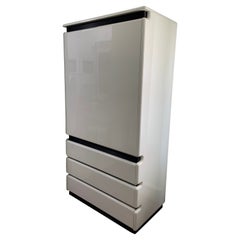 Rougier High Gloss Lacquered Post Modern Highboy