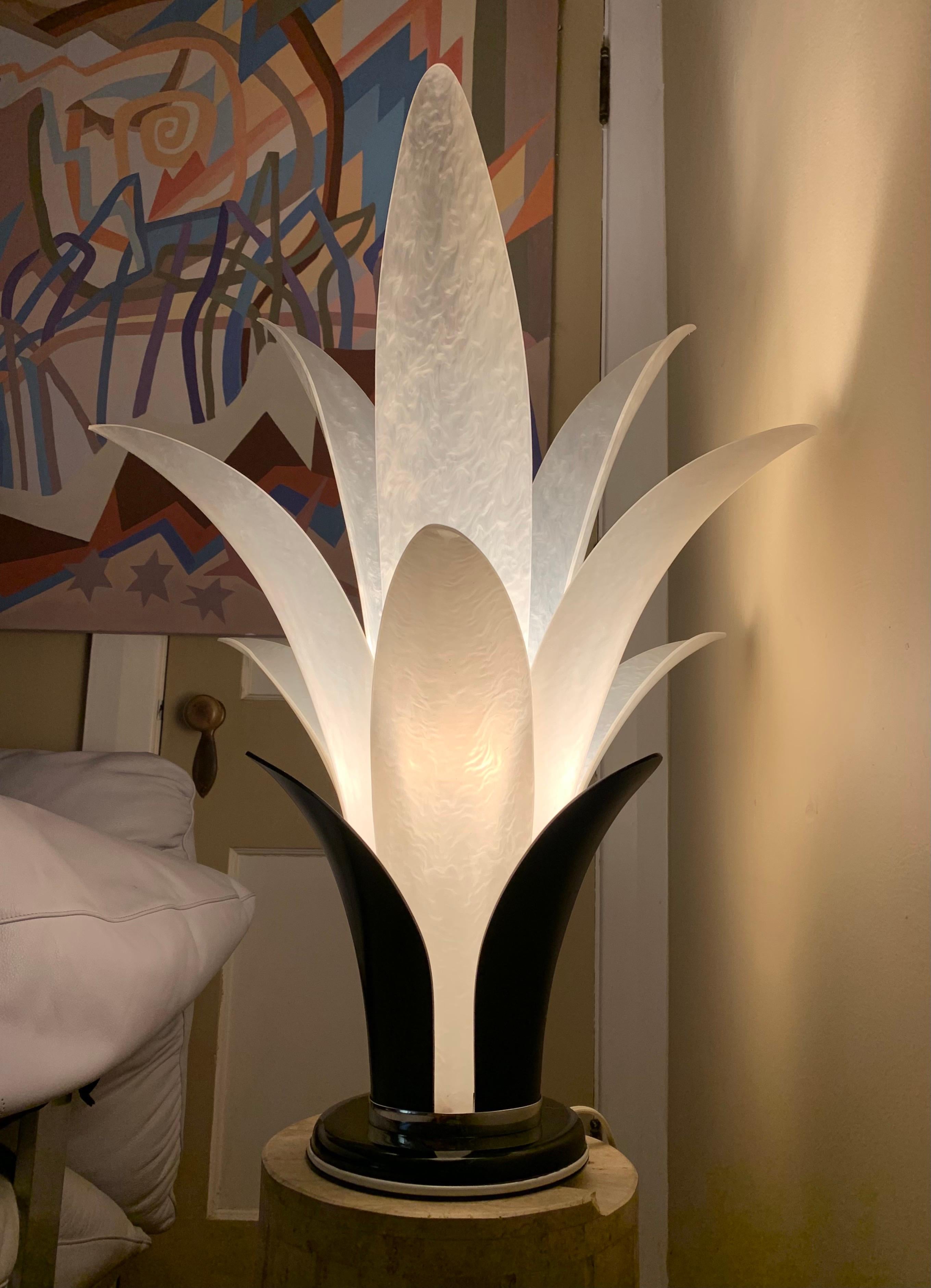 Rougier Lamp in the Art Nouveau Style In Good Condition In Philadelphia, PA