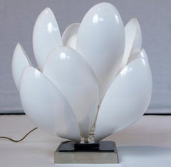 Rougier Lucite Lotus Lamp