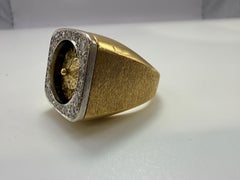 Roulette Bague en diamant Bague de casino Bague en diamant 18KT