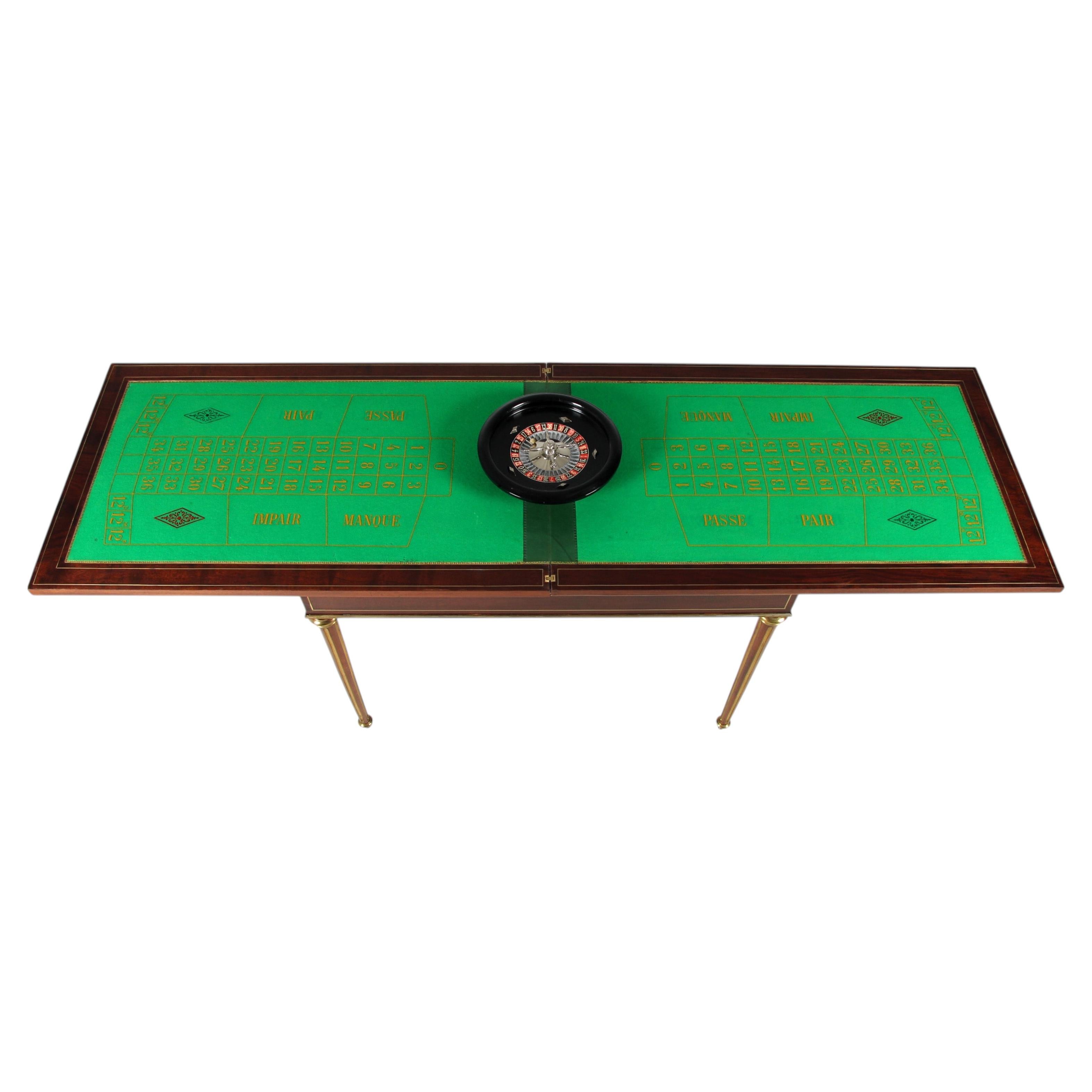 Roulette Games Table in Louis XVI Style, Paris, Early 20th Century