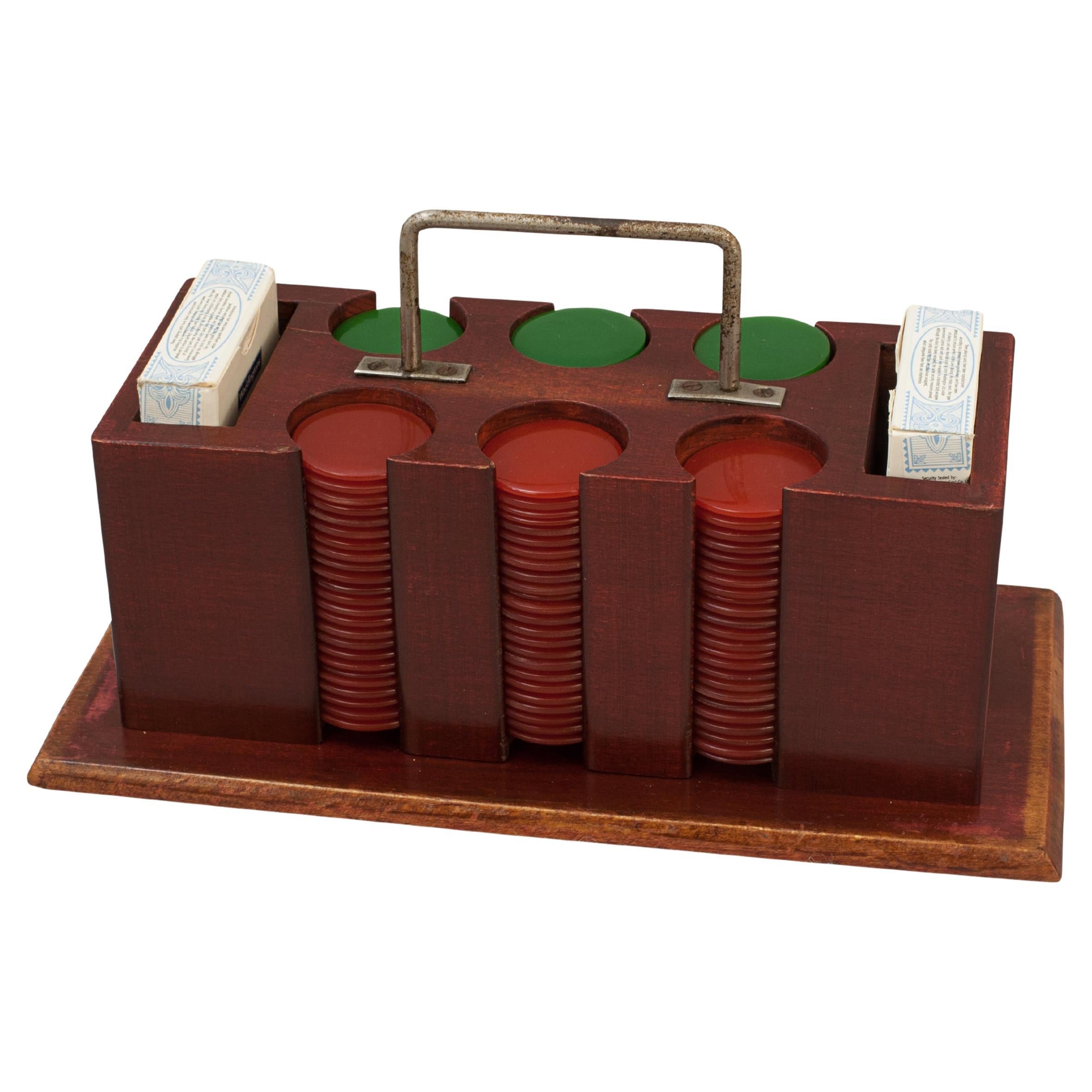 Roulette, Gaming Counters, Poker Chips and Cards
