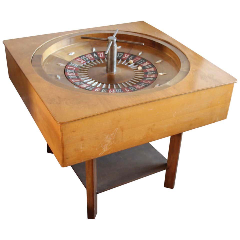 Retro Roulette Table Roulette Table, Germany, 1950s at 1stDibs