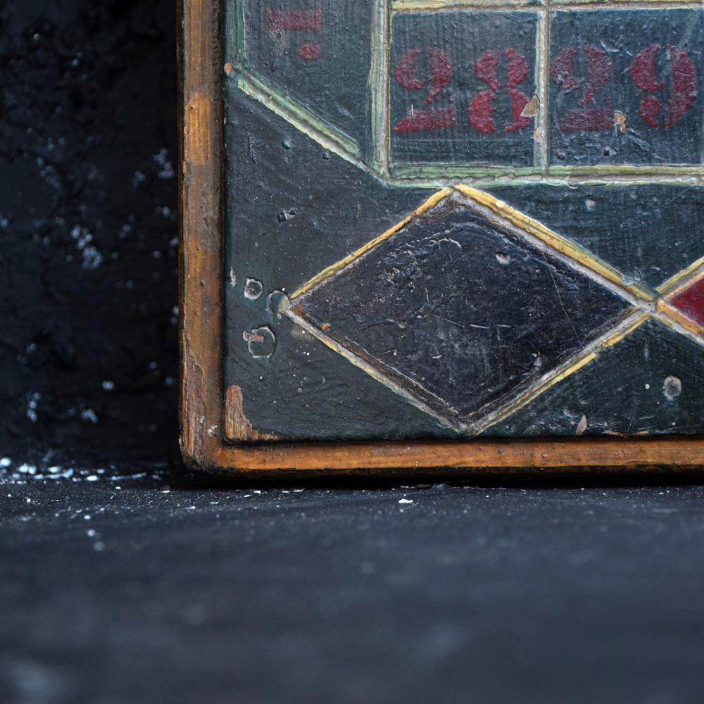 Folk Art Roulette Wheel, circa 1900 For Sale