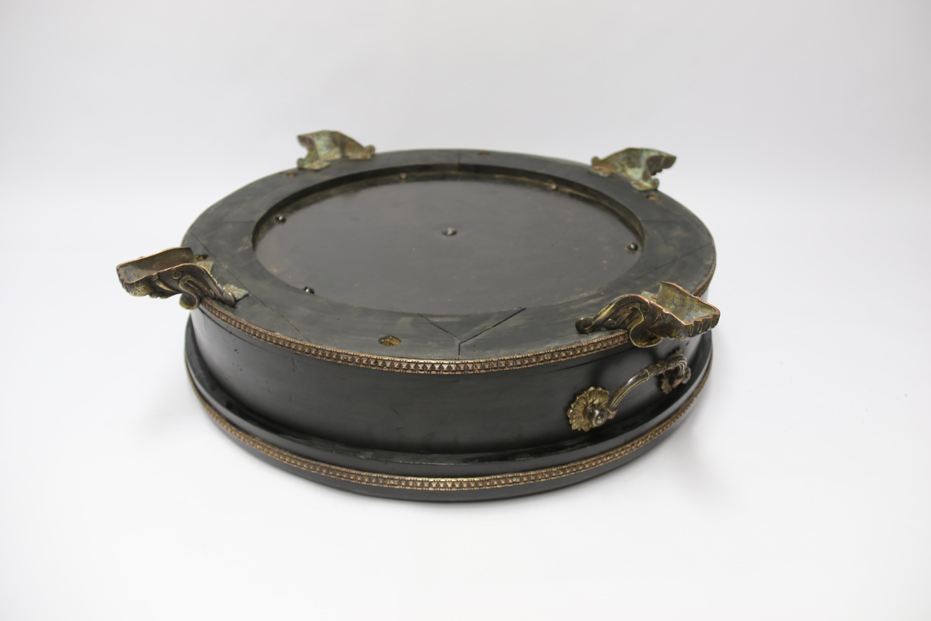 Français Roulette avec chiffon de marquage en feutre d'origine, française vers 1890 en vente