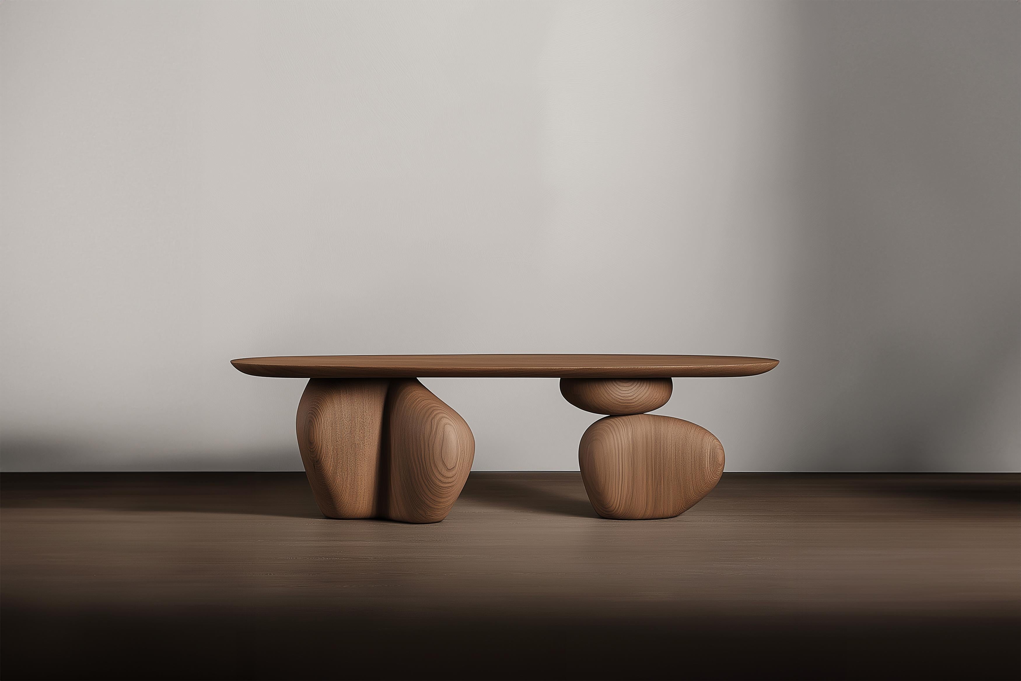 Brutalist Round Accent Table Serie 82 – Sereno by Joel Escalona for Contemporary Spaces For Sale