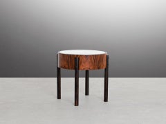 Round Adi Side Table, 2019, 60's-Inspired, Brazilian Design