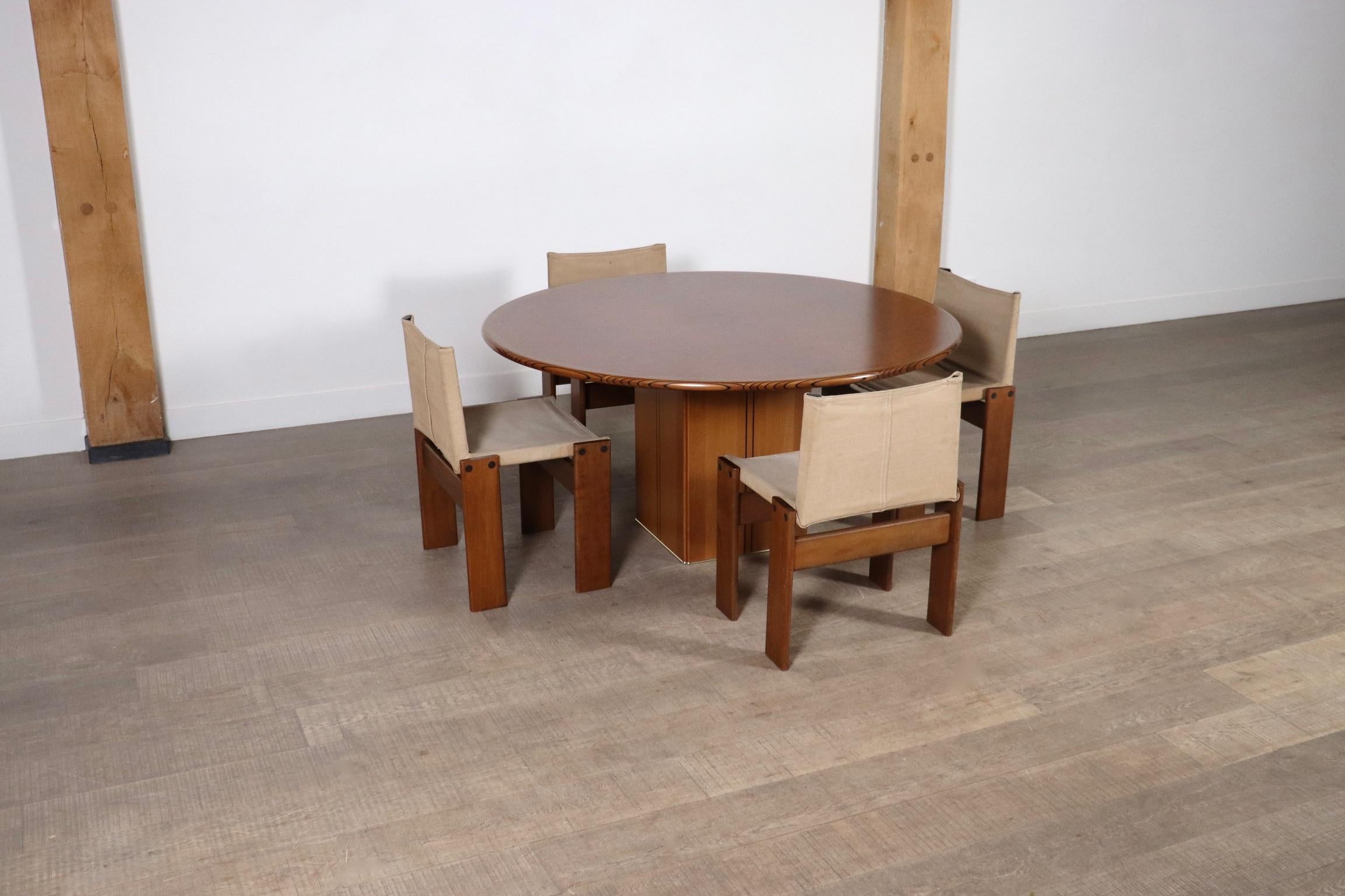 Mesa de comedor redonda 