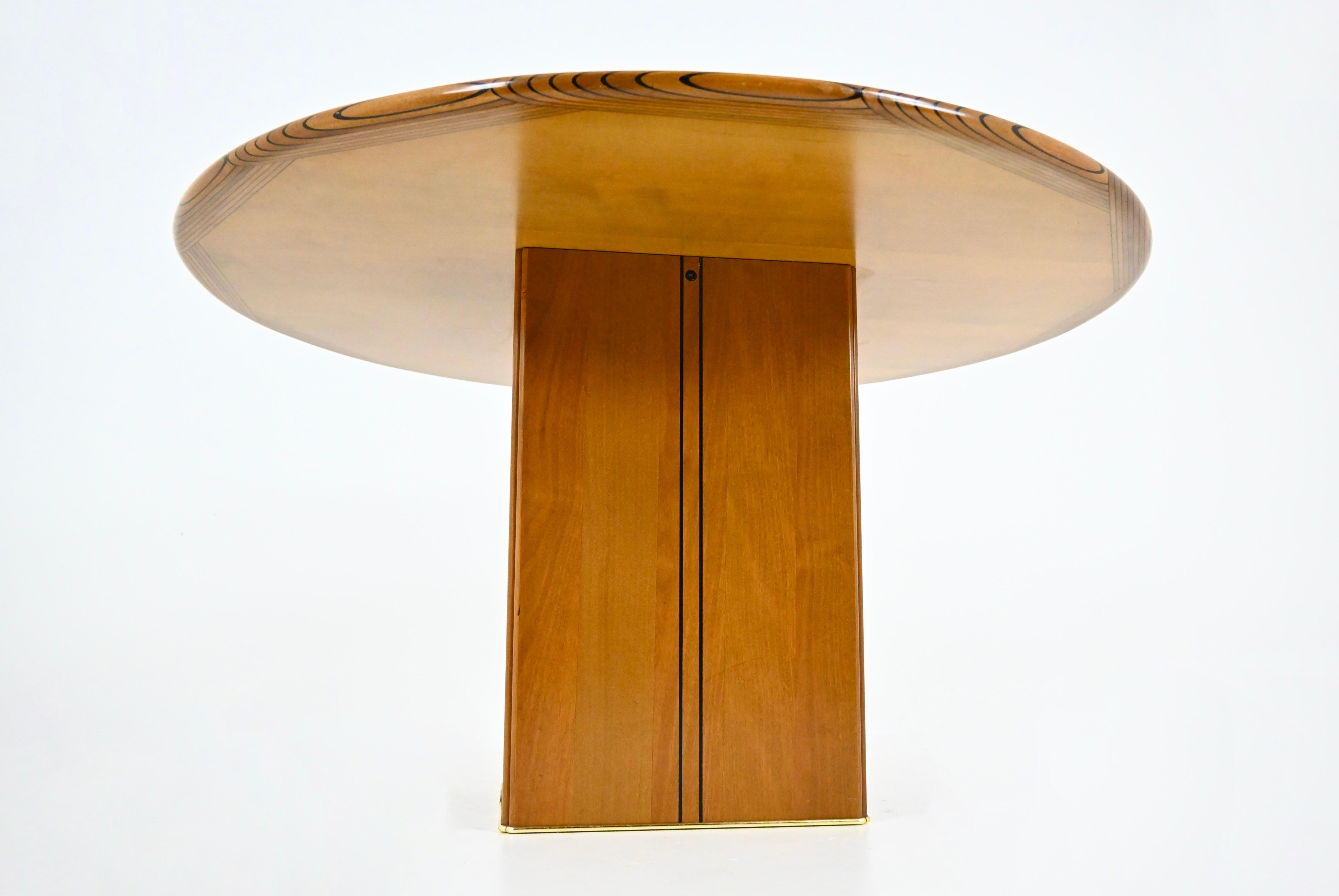 Mesa redonda África de Afra & Tobia Scarpa para Maxalto, 1975 en Bueno Estado en bruxelles, BE