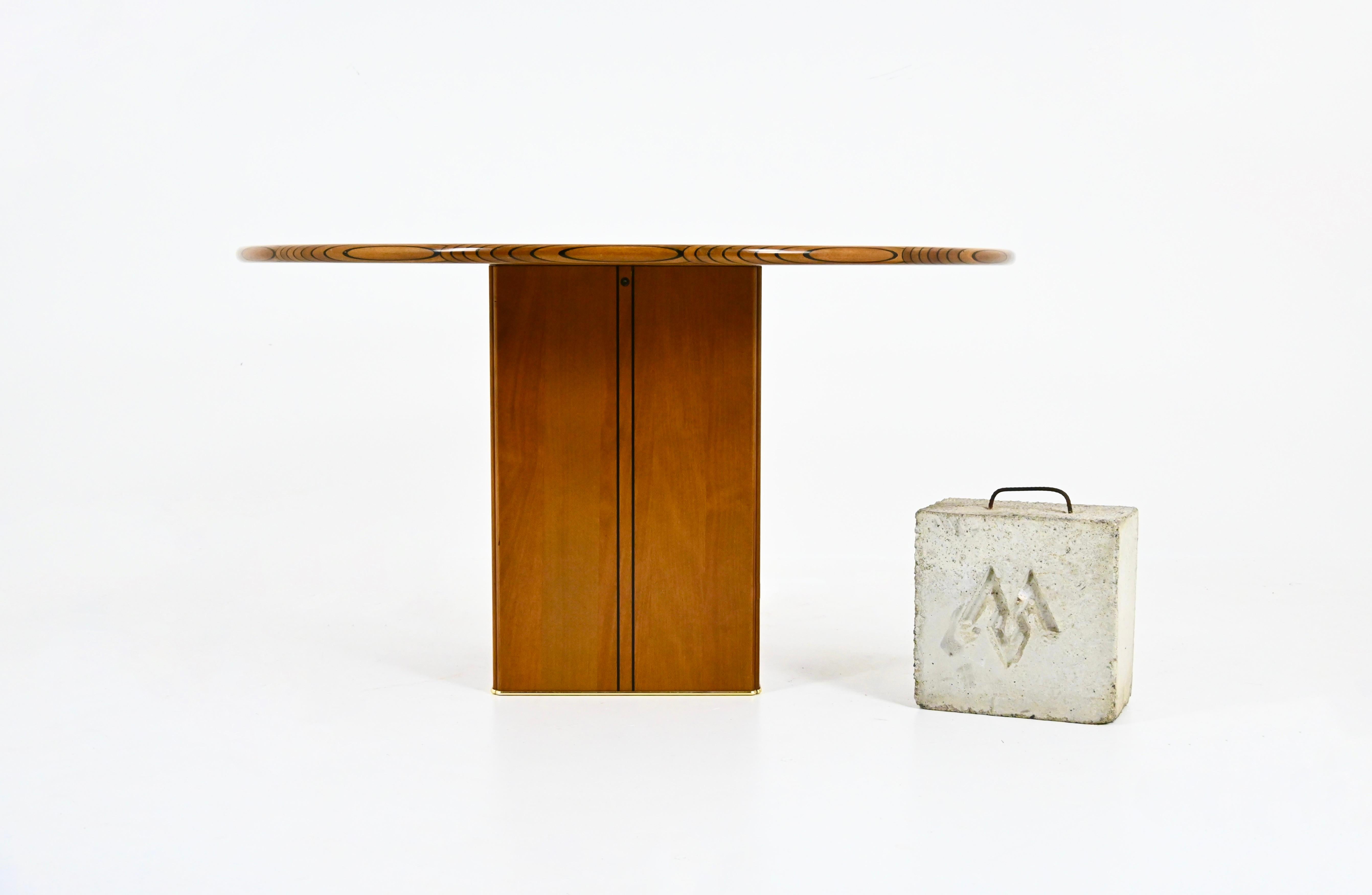 Mesa redonda África de Afra & Tobia Scarpa para Maxalto, 1975 finales del siglo XX