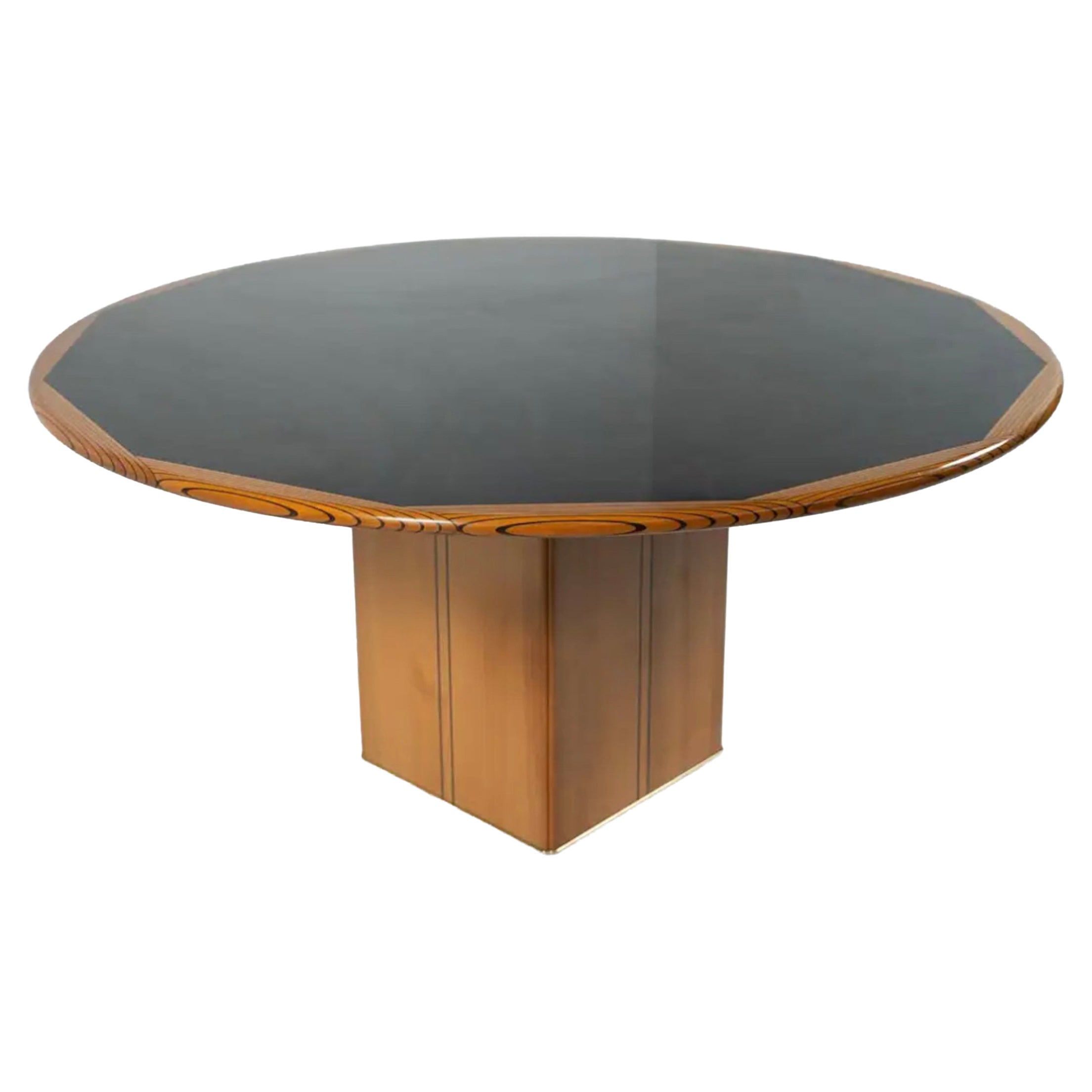 Round 'Africa' Table by Afra & Tobia Scarpa, Maxalto Artona Series, 1970s