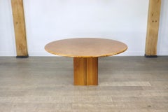 Round Africa Table by Afra & Tobia Scarpa, Maxalto Artona Series, Italy, 1970s