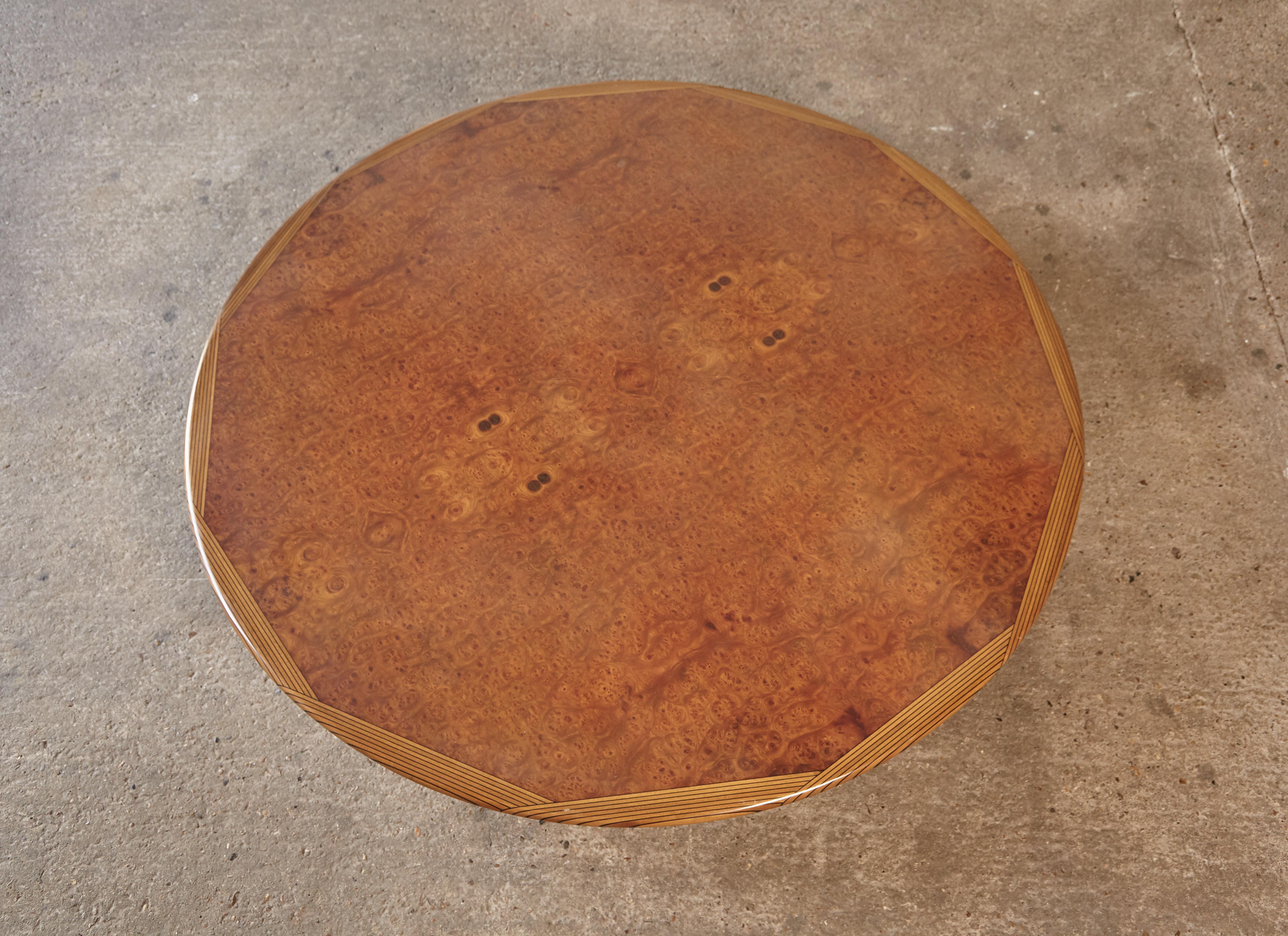 Round Africa Table by Afra & Tobia Scarpa, Maxalto Artona Series, Italy, 1970s In Good Condition In London, GB