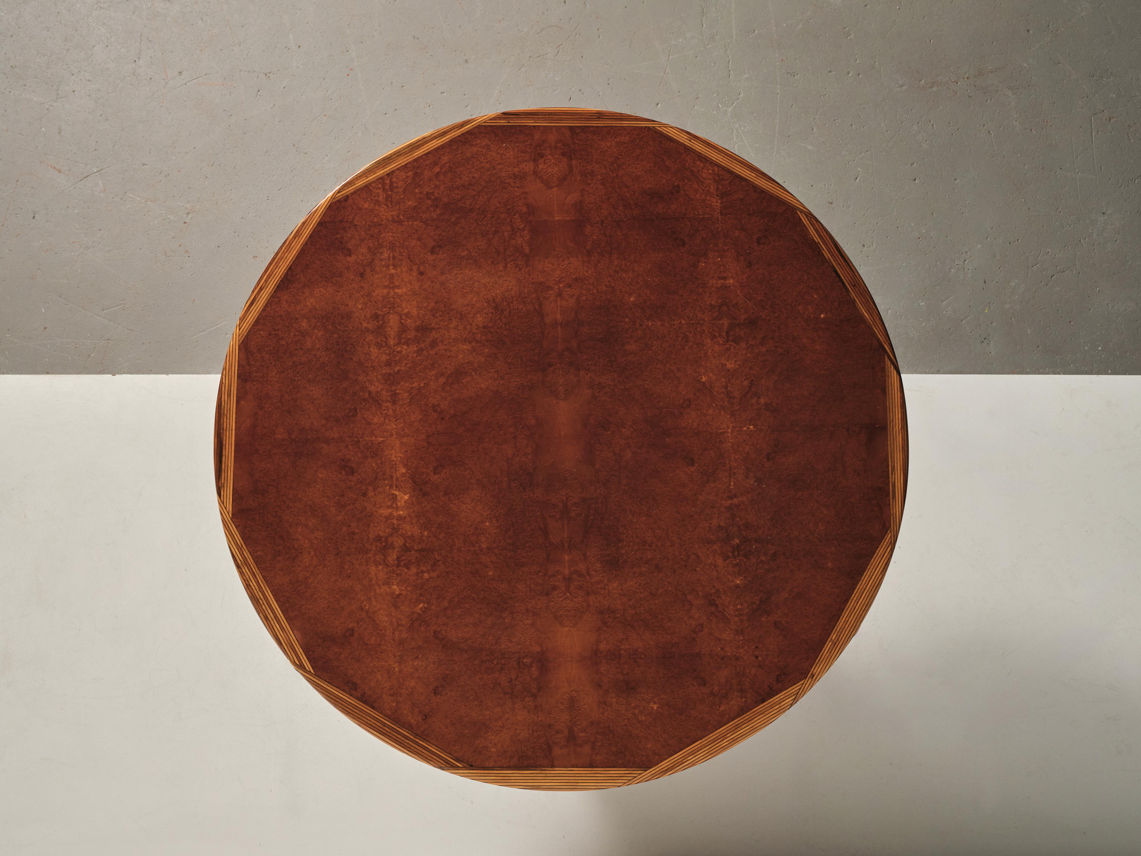 Table ronde d'Afrique par Afra & Tobia Scarpa, Série Maxalto Artona, Italie, années 1970 en vente 1