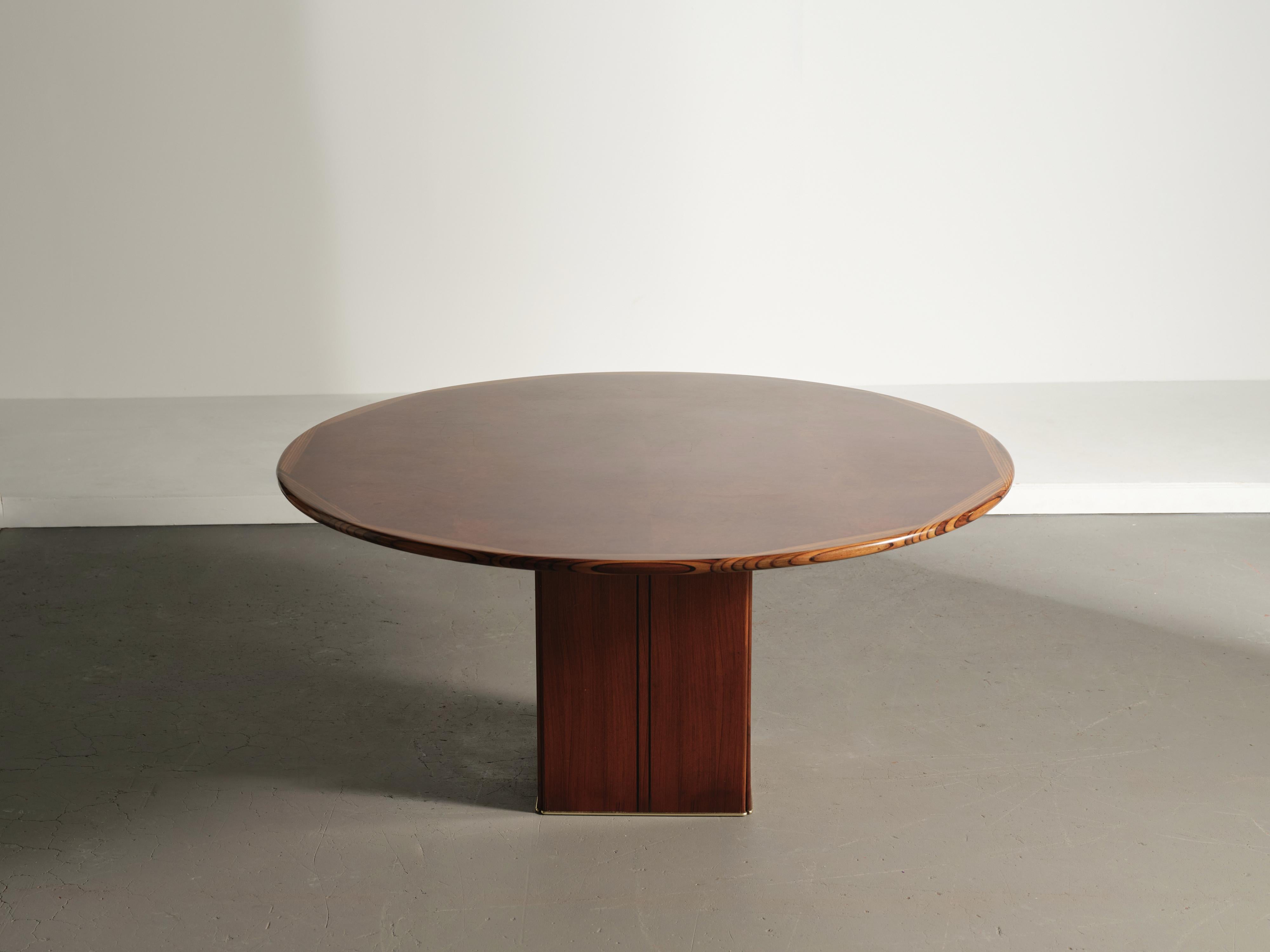 Table ronde d'Afrique par Afra & Tobia Scarpa, Série Maxalto Artona, Italie, années 1970 en vente 2