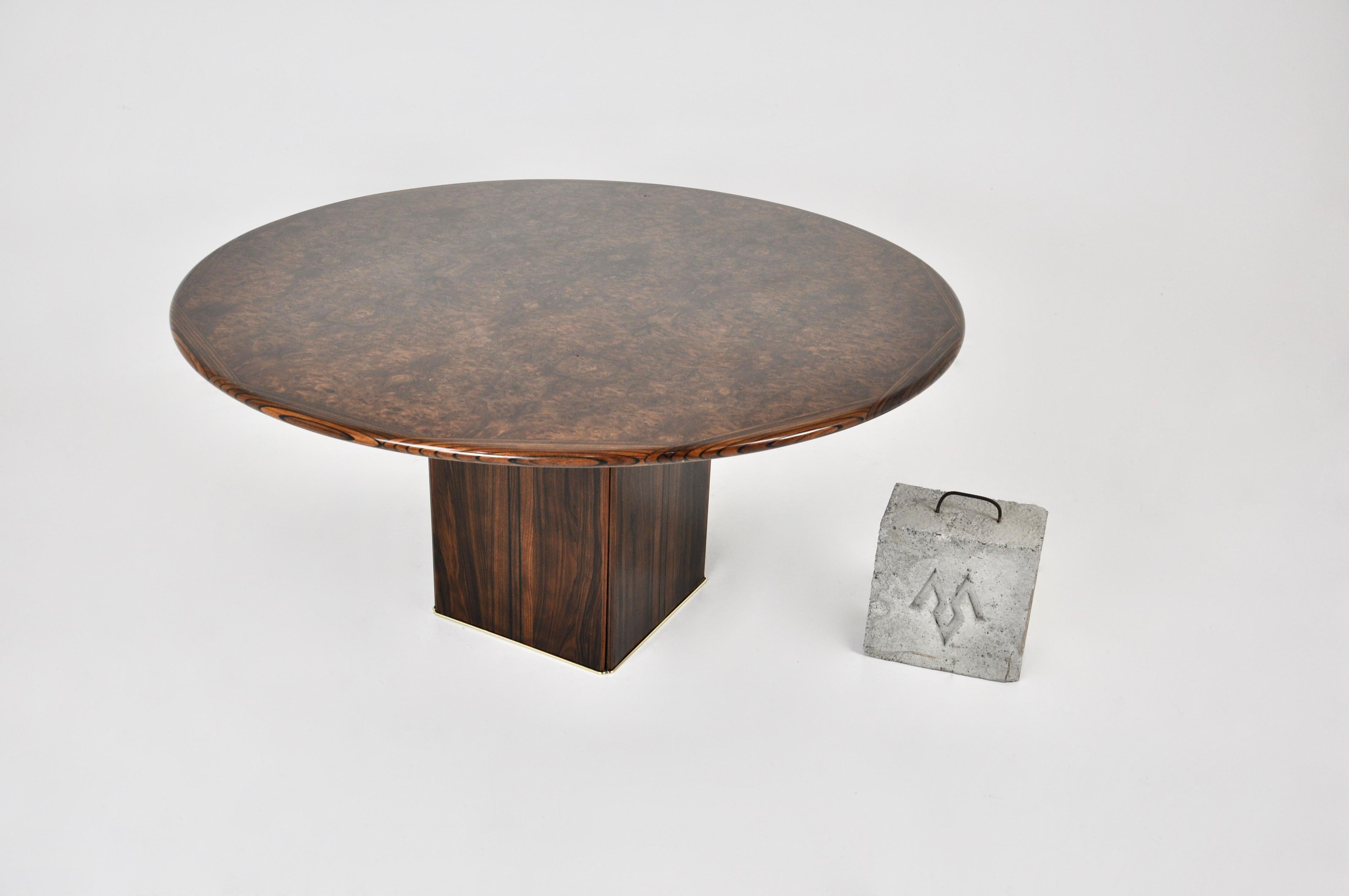 Round Africa Table by Afra & Tobia Scarpa, Maxalto Artona Series, Italy, 1975 In Good Condition In Lasne, BE