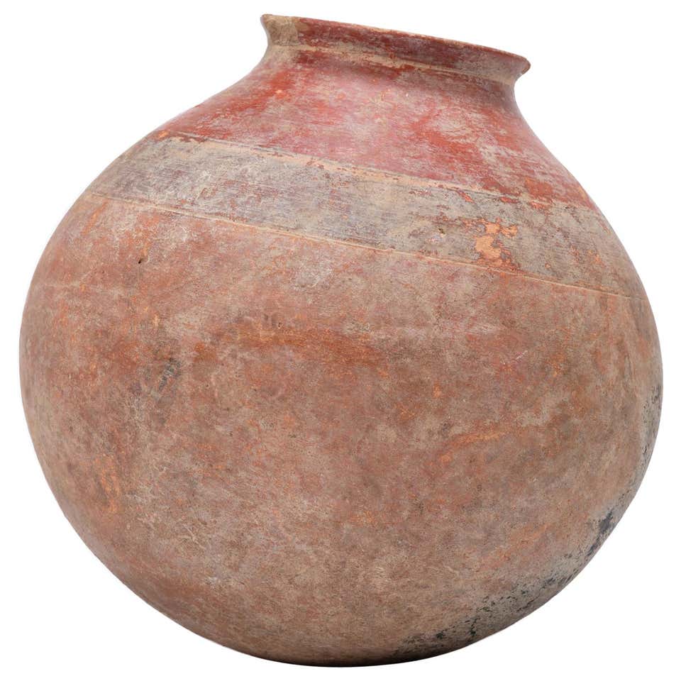 Round African Redware Vessel at 1stDibs
