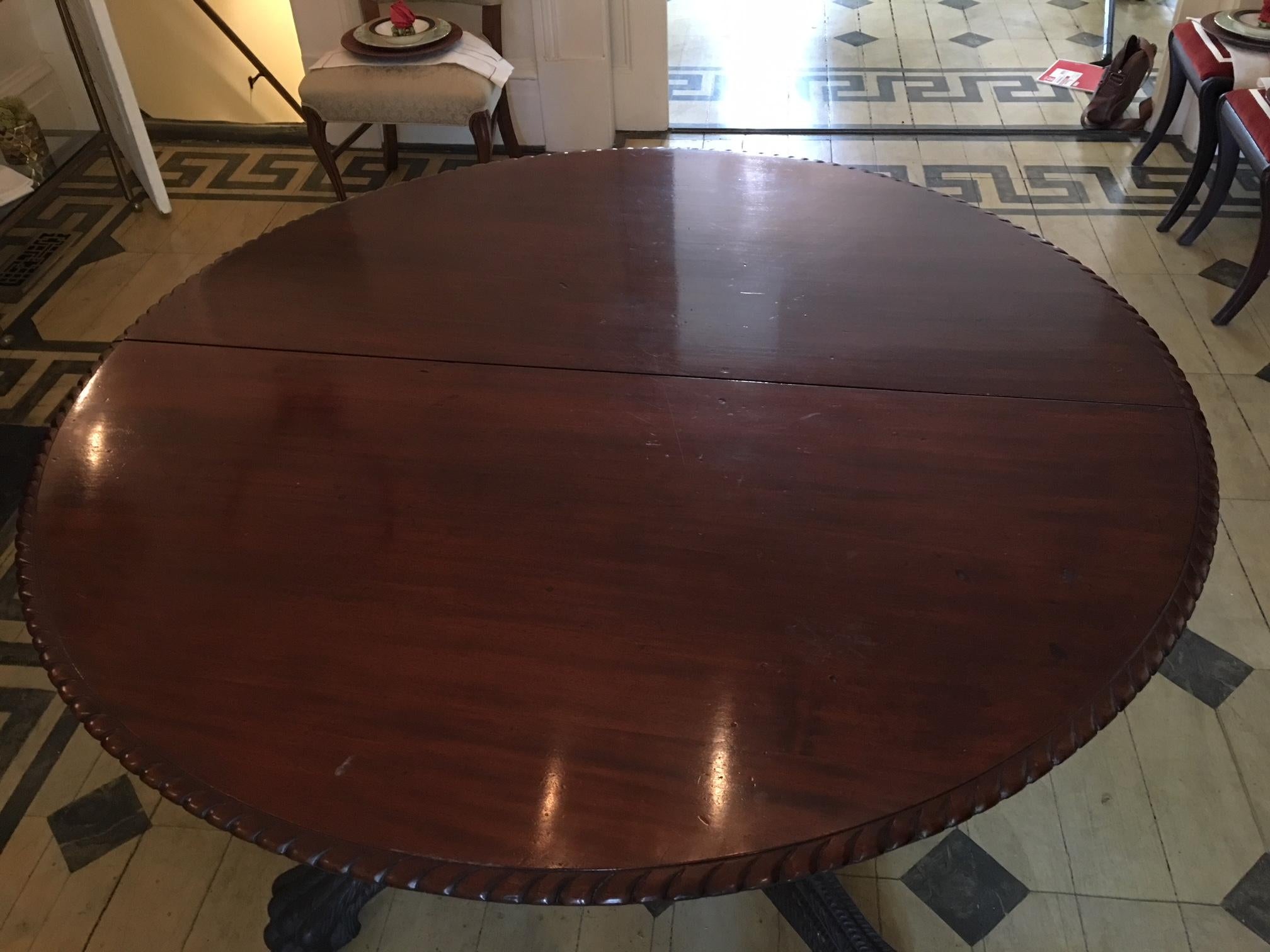 dining table with leaf extension