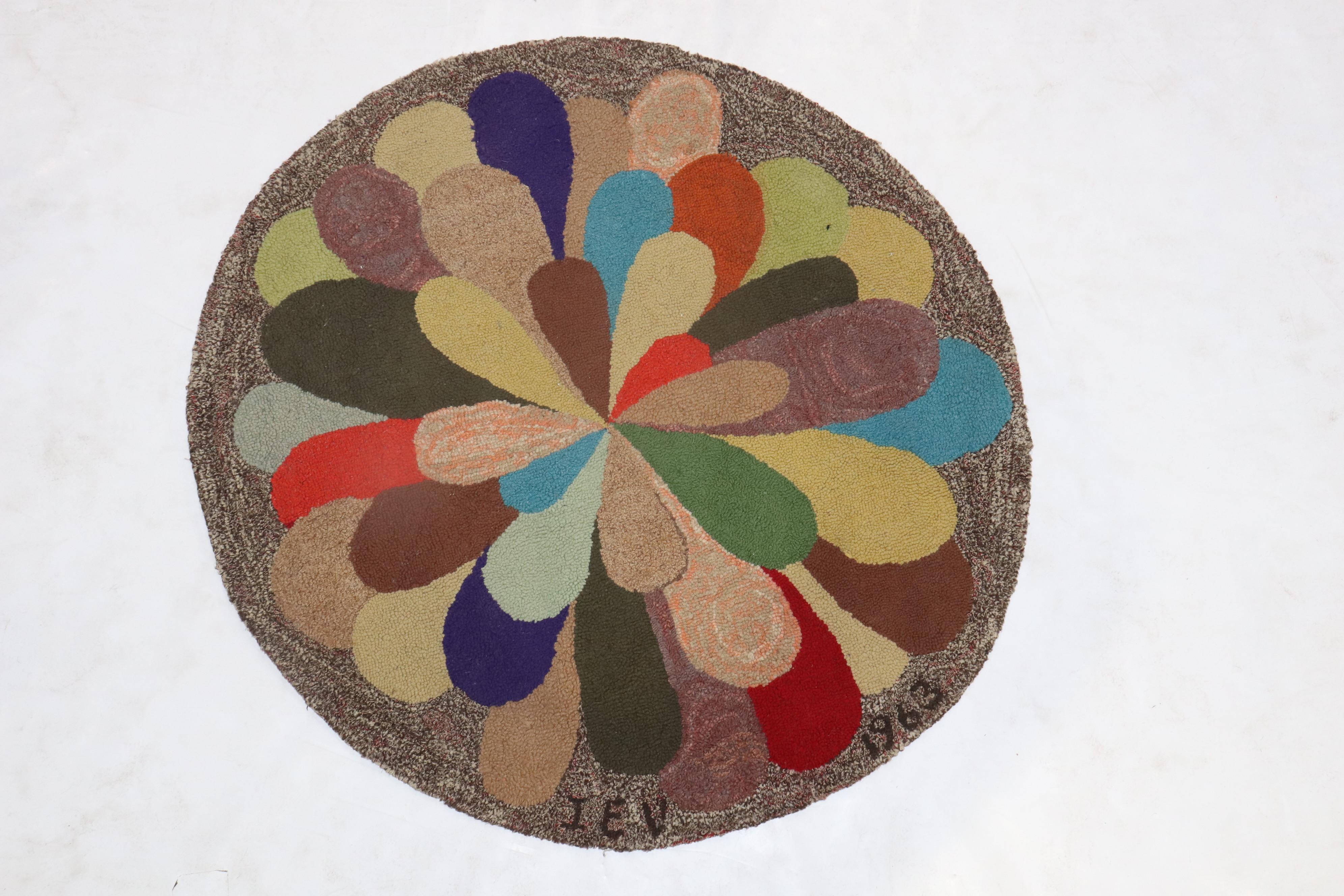 how to measure a round rug