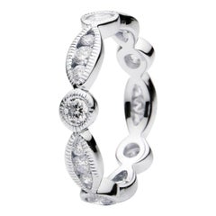 Round and Illusion Marquee Eternity Band