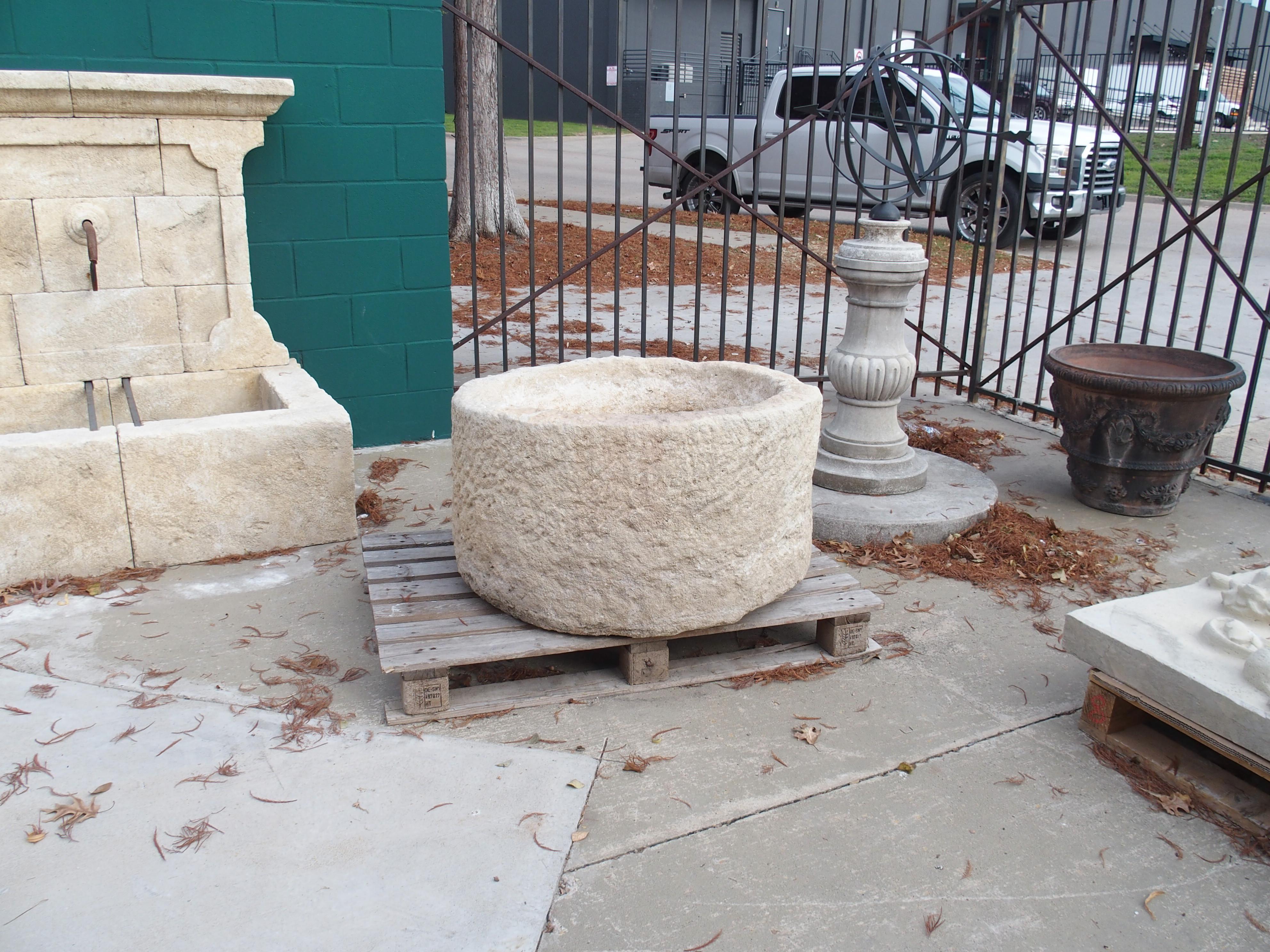limestone planter