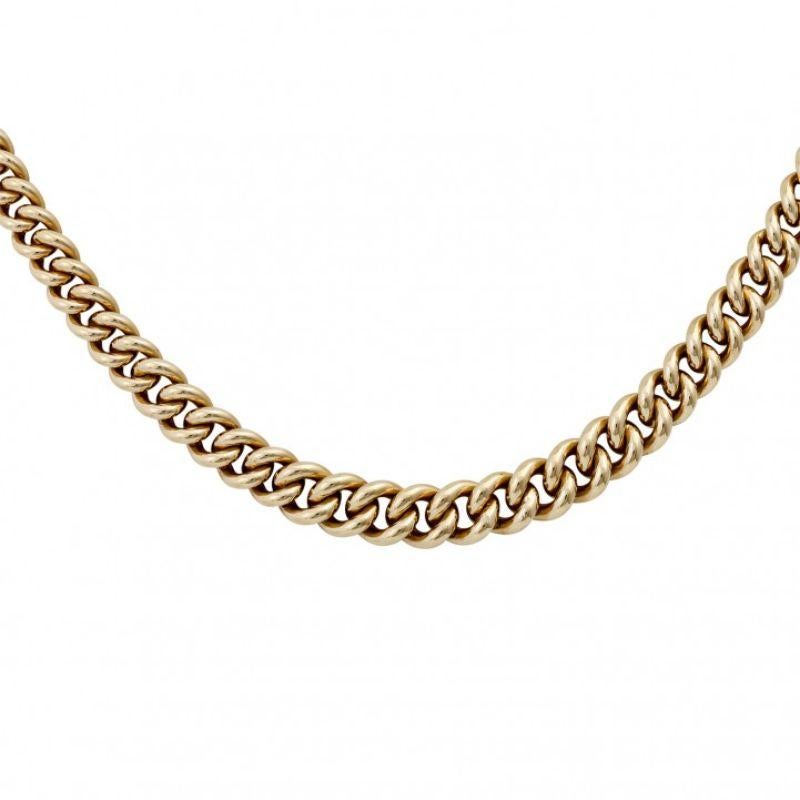 Round armored chain, in the course, GG 14k, box castle, 2 x safety dach, L: approx. 41 cm, B: 5 mm, manual work pun.
