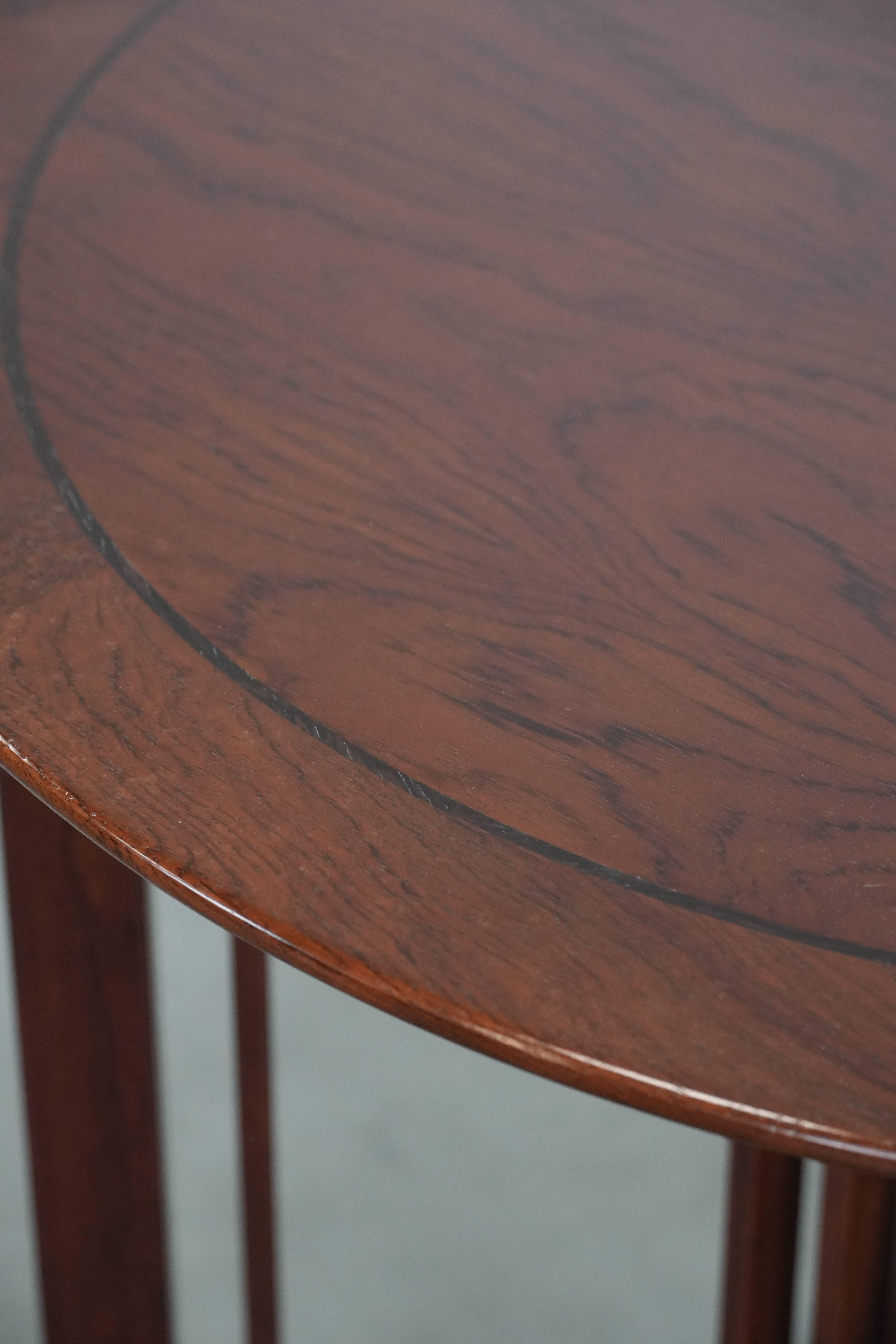 Round Art Deco design side/coffee table For Sale 4