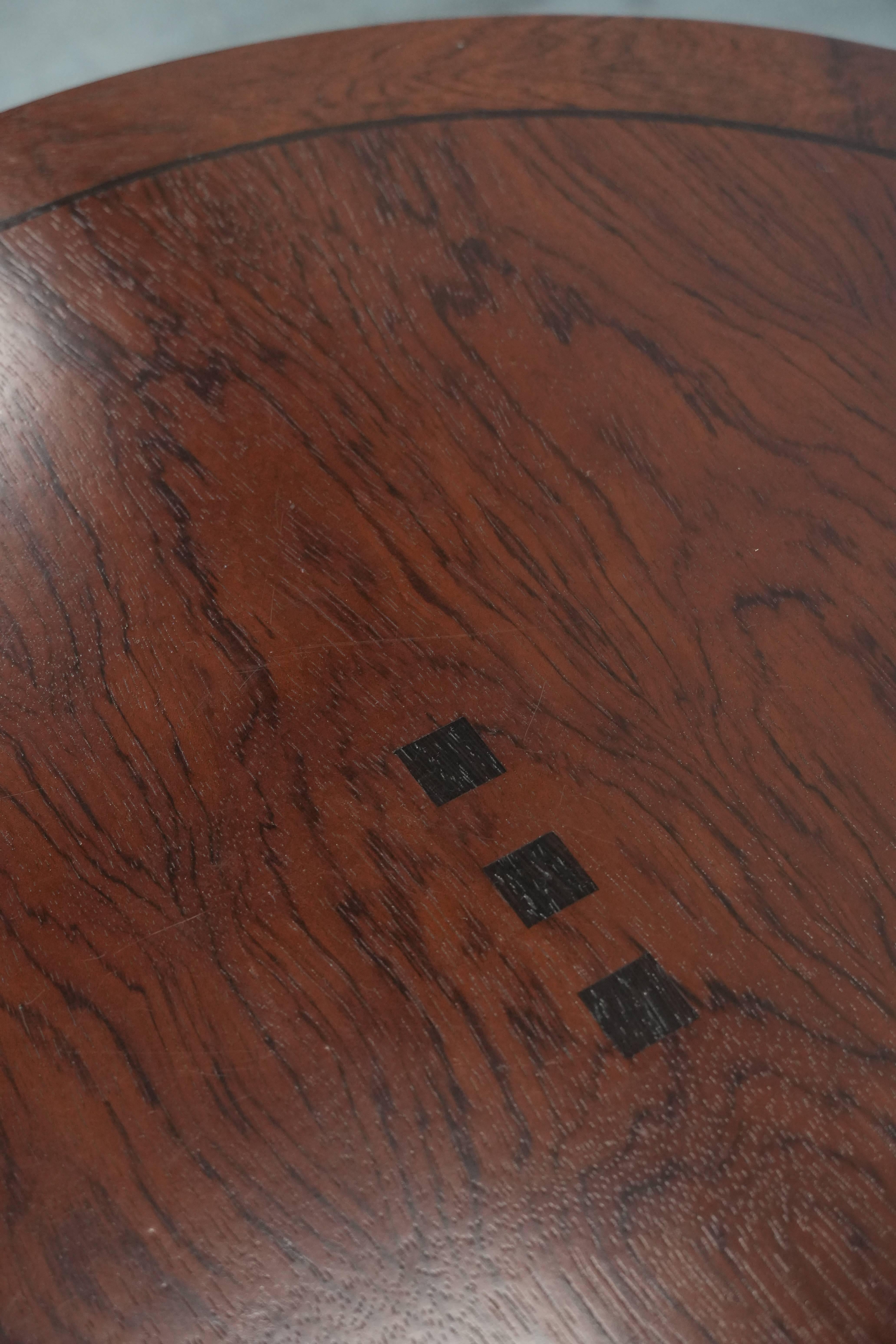 Round Art Deco design side/coffee table For Sale 5