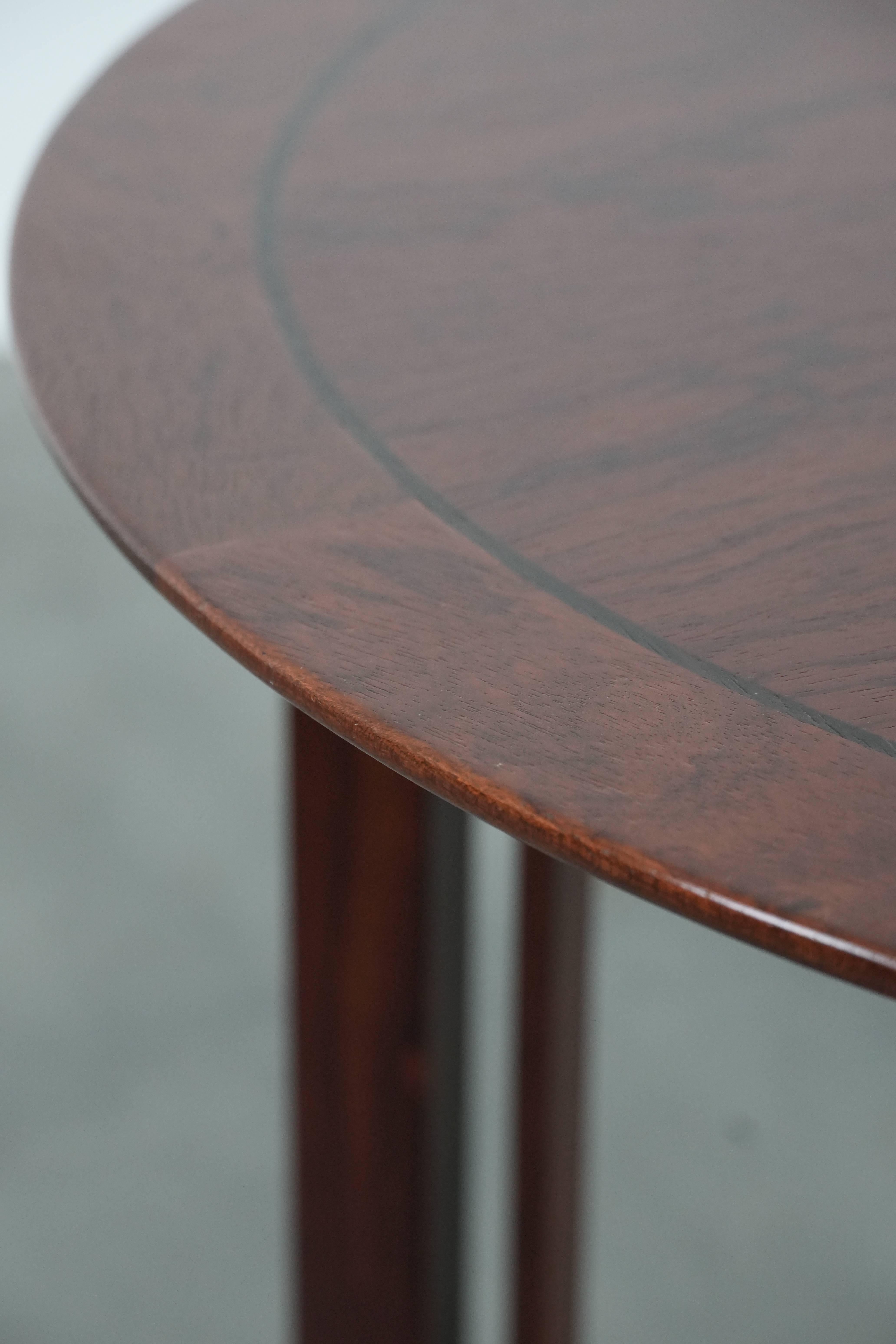 Round Art Deco design side/coffee table For Sale 3