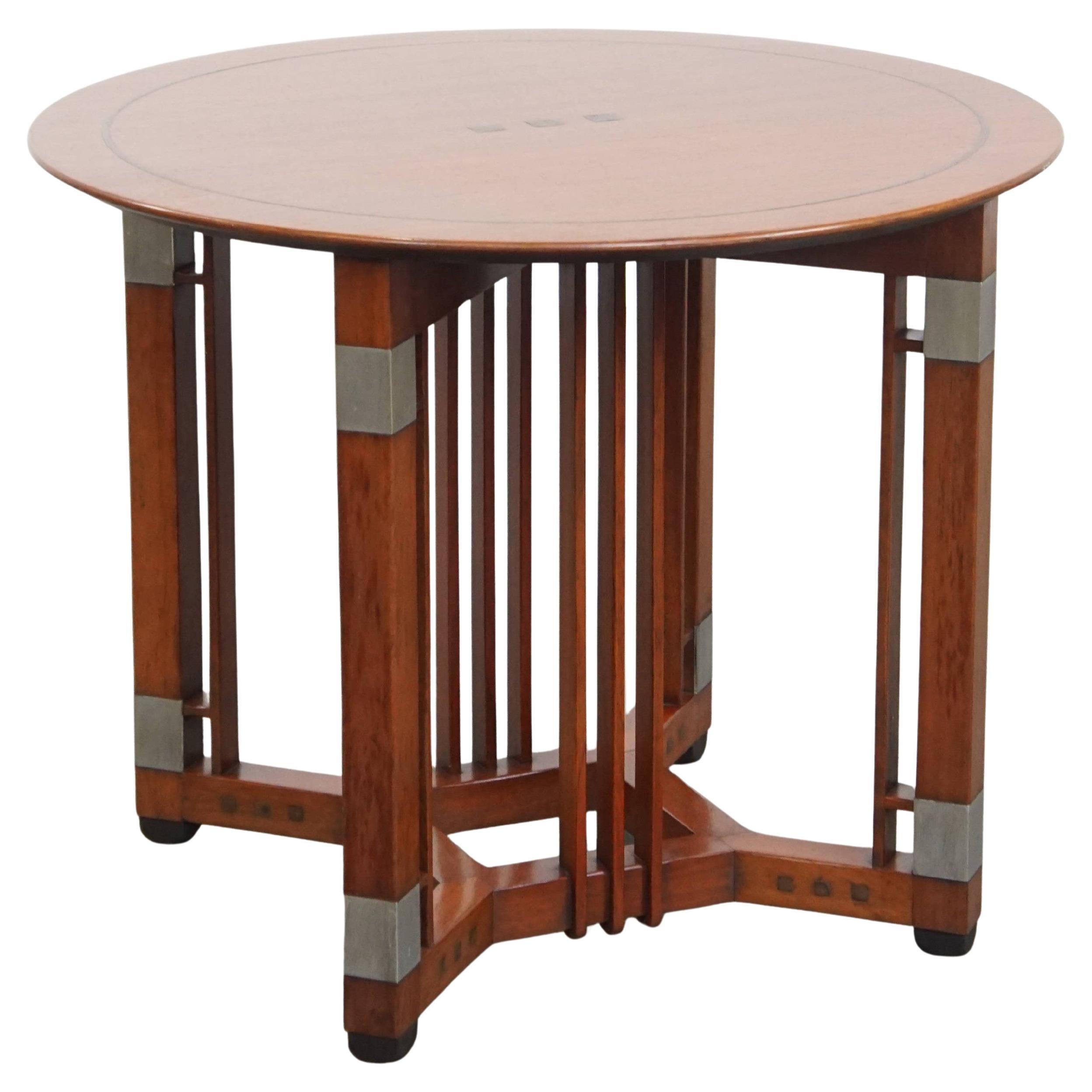 Round Art Deco side/ coffee table For Sale