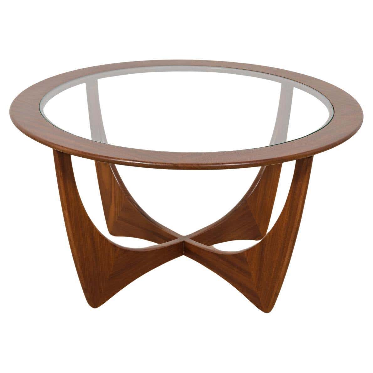 Round Astro Coffee Table in Teak by Victor Wilkins for G-Plan, 1960s at ...